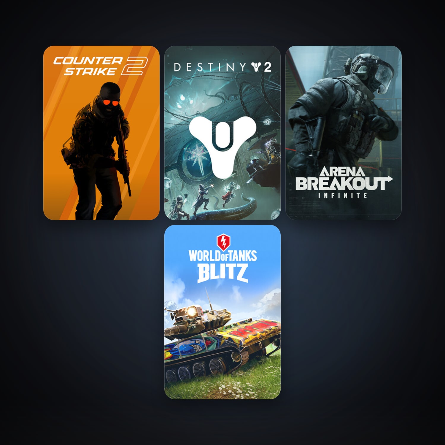 CS2 Prime + World of Tanks Blitz, 5 games, clean — HabibiAccounts