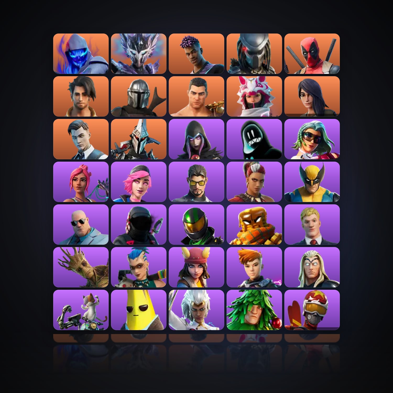 Fortnite | 70 Skins | 750 V-Bucks | Level 1579 | 346 Wins — HabibiAccounts