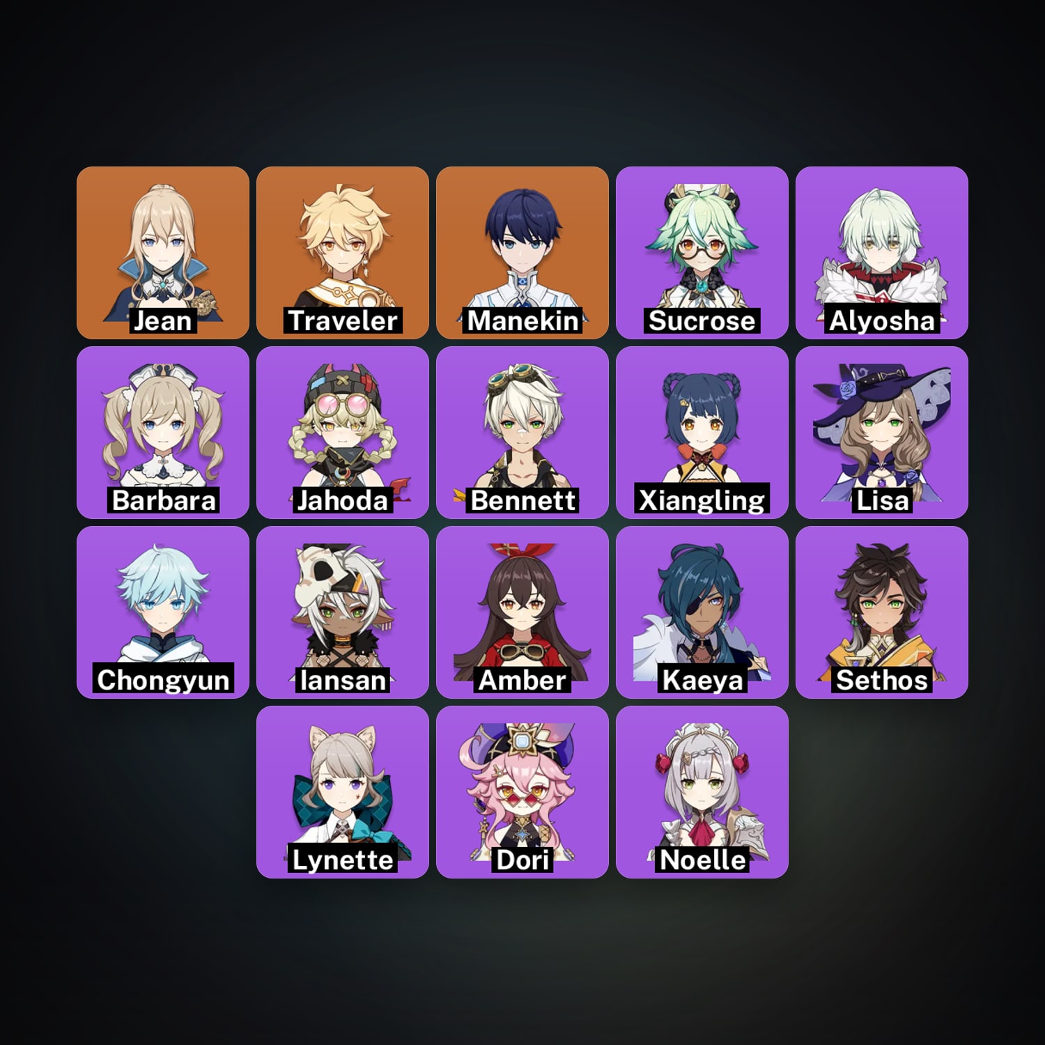 جينشن إمباكت | AR 39 | 18 شخصية | 1× 5★ — HabibiAccounts