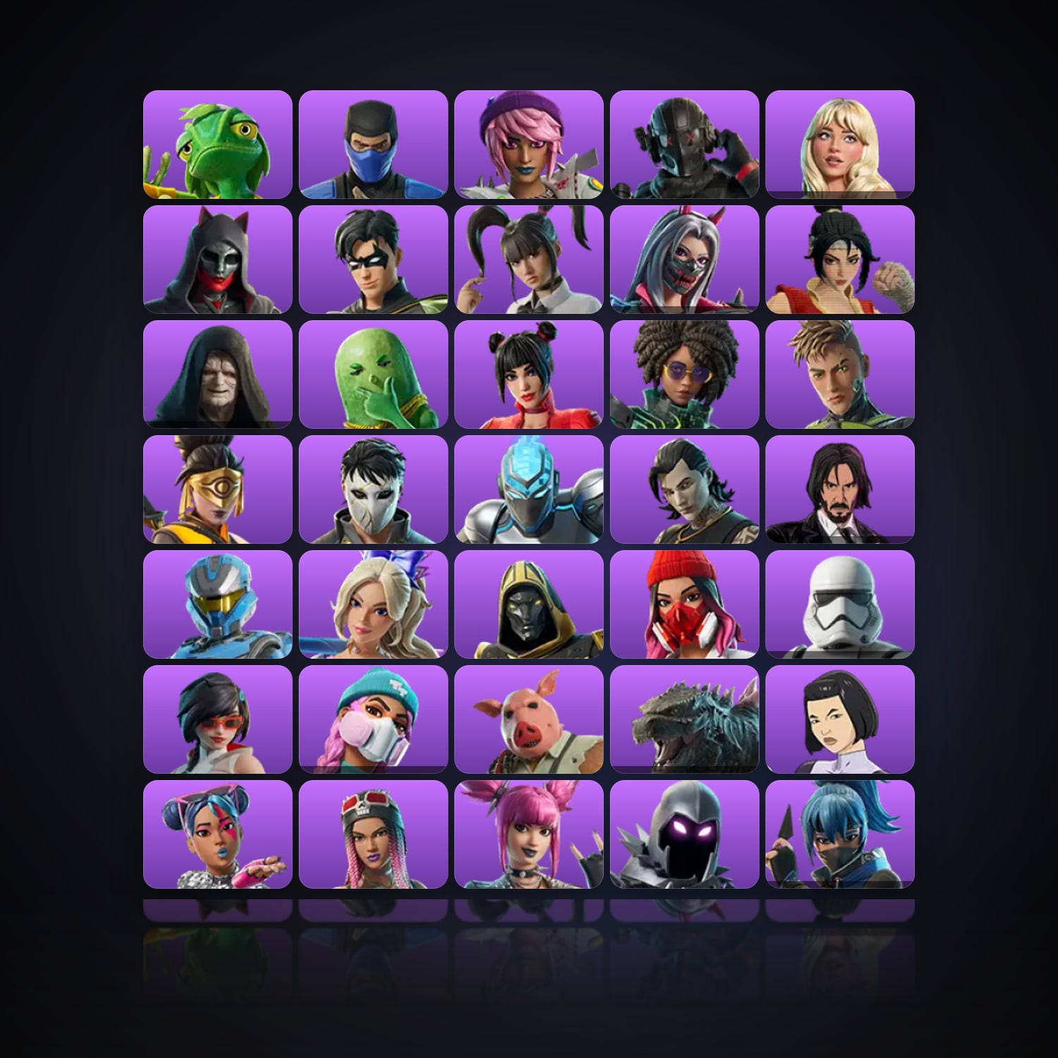 Fortnite | 81 Skins | 700 V-Bucks | Level 2806 | 174 Wins — HabibiAccounts
