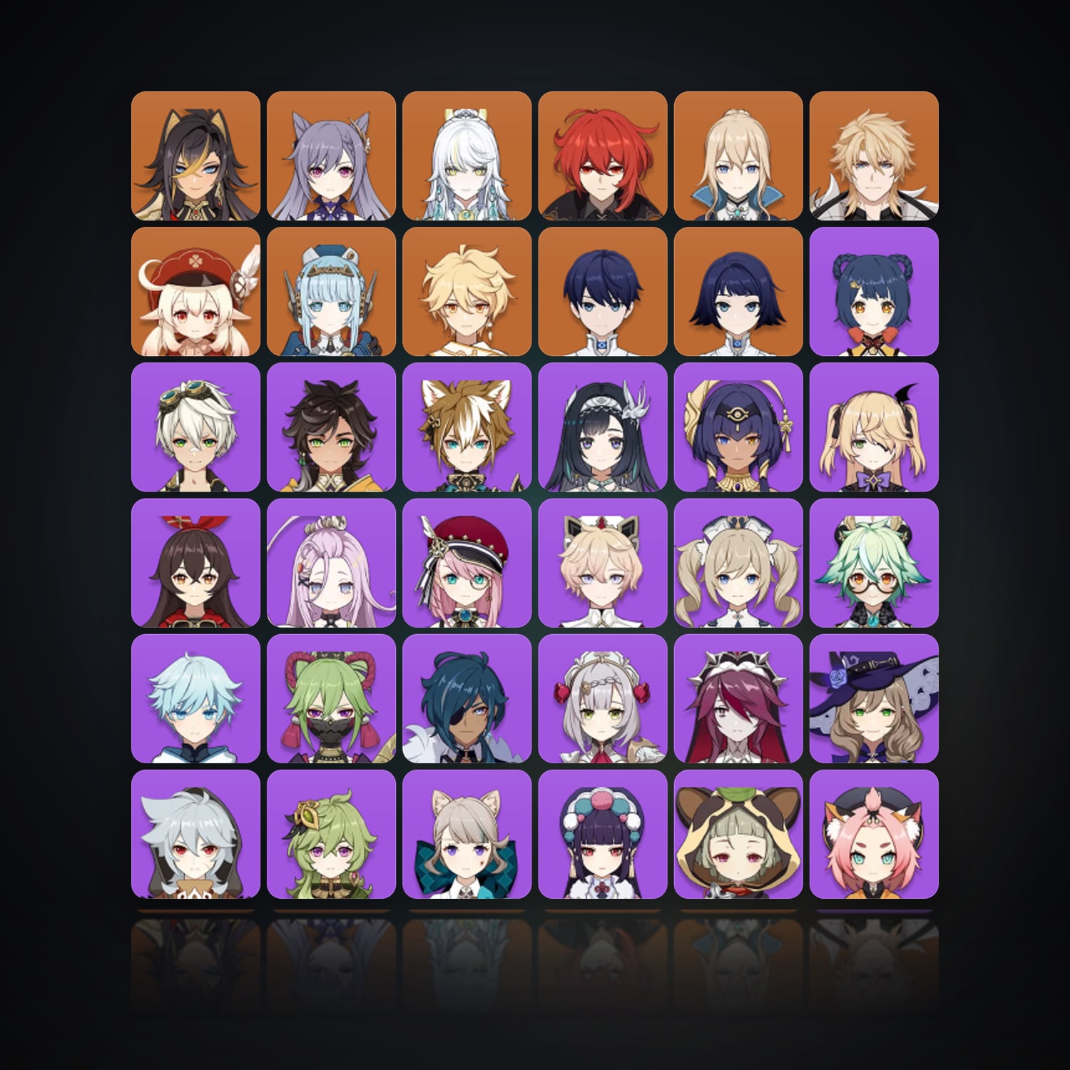 Genshin Impact | AR 50 | 41 Chars | 8× 5★ — HabibiAccounts