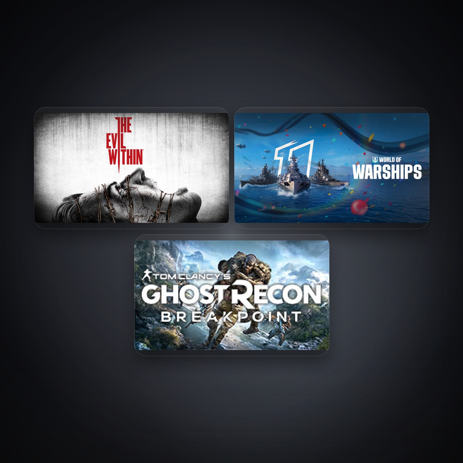 هالحساب إبك فيه The Evil Within وWorld of Warships، IN، 3 ألعاب — HabibiAccounts
