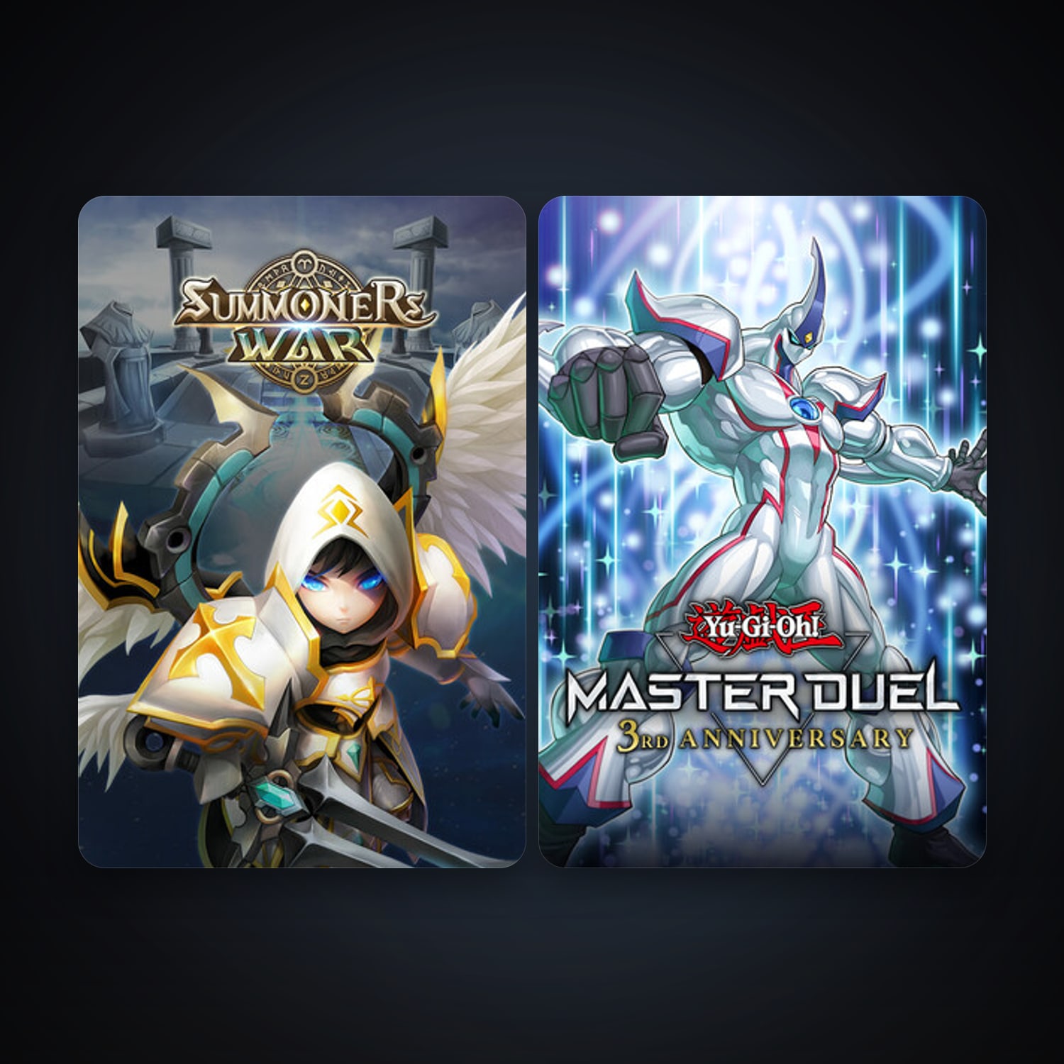 Summoners War & Yu-Gi-Oh! Master Duel — HabibiAccounts