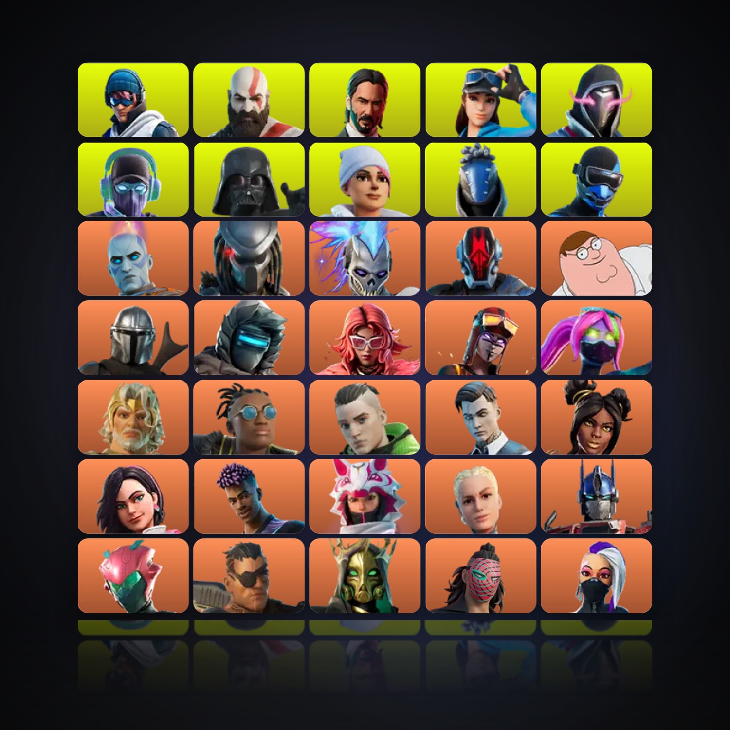 Fortnite | 685 Skins | 1.6K V-Bucks | Level 9345 | 2.9K Wins — HabibiAccounts
