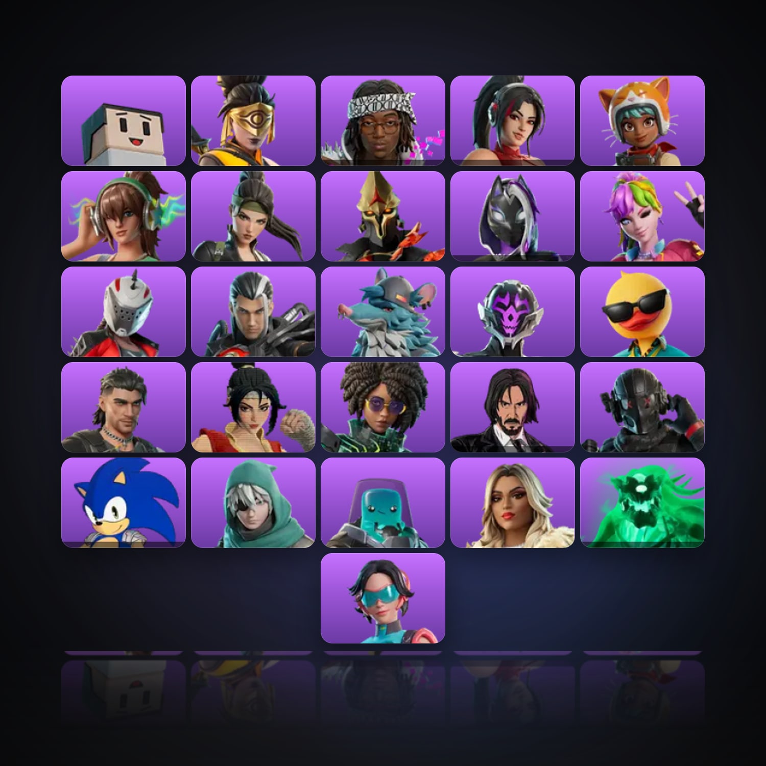 Fortnite | 26 Skins | 950 V-Bucks | Level 273 | 39 Wins — HabibiAccounts