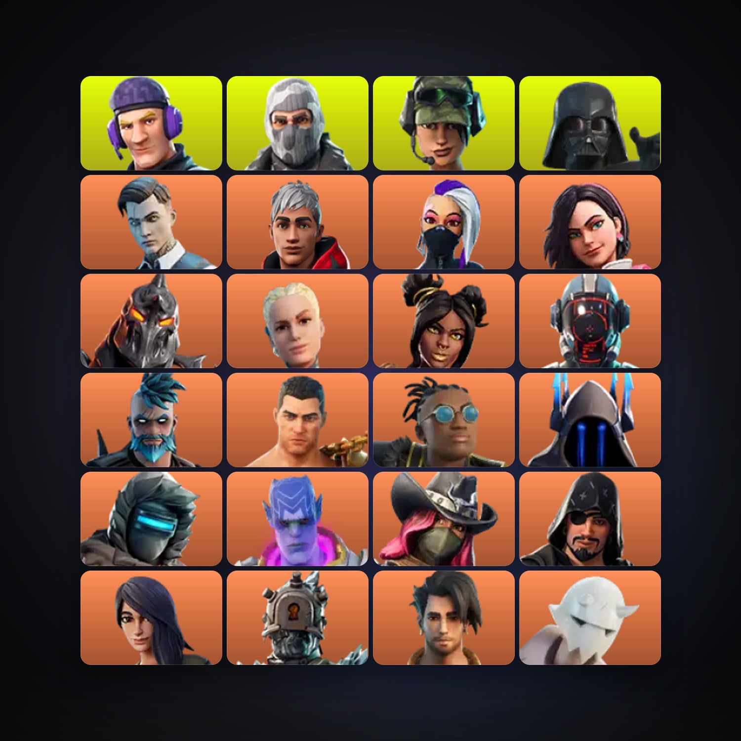 Fortnite | 136 Skins | 850 V-Bucks | Level 1814 | 183 Wins — HabibiAccounts