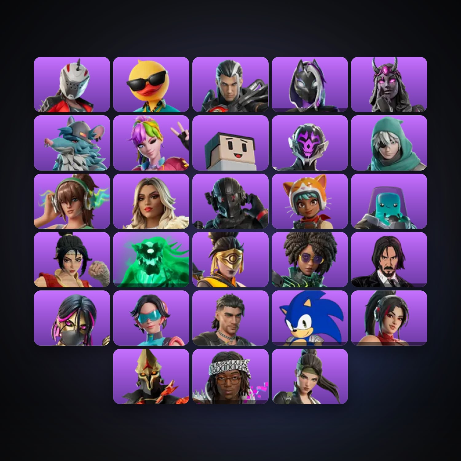 Fortnite | 28 Skins | 300 V-Bucks | Level 440 | 101 Wins — HabibiAccounts
