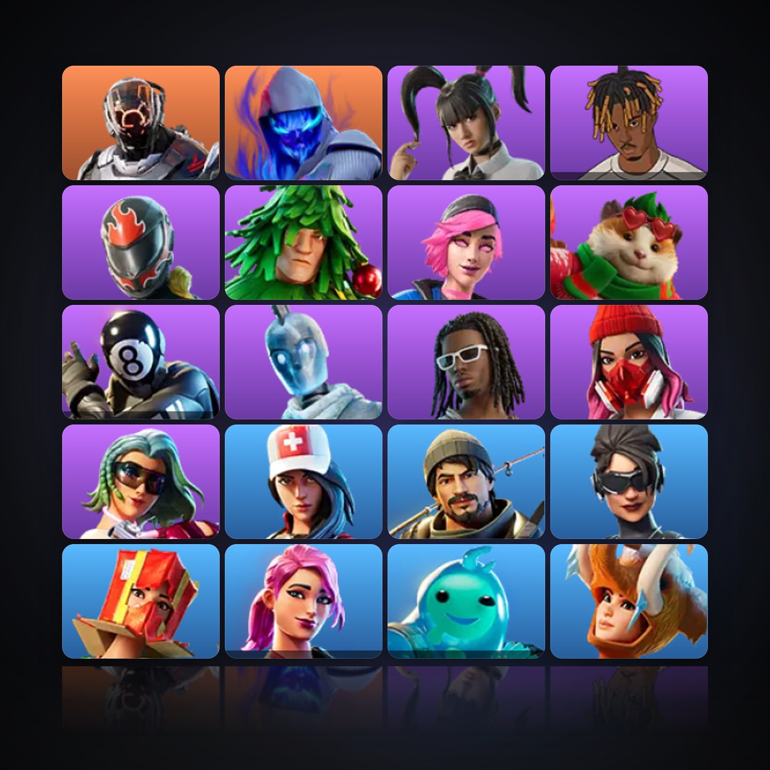 Fortnite | 23 Skins | 800 V-Bucks | Level 874 | 110 Wins — HabibiAccounts