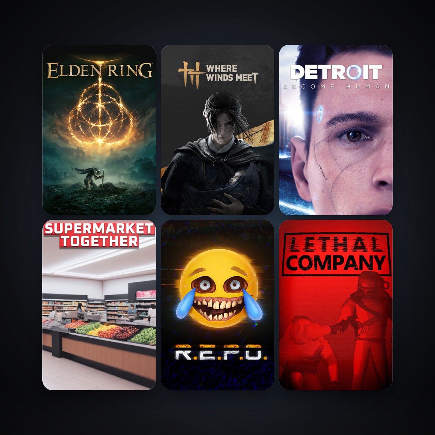 Detroit: Become Human + ELDEN RING, 7 games, clean — HabibiAccounts