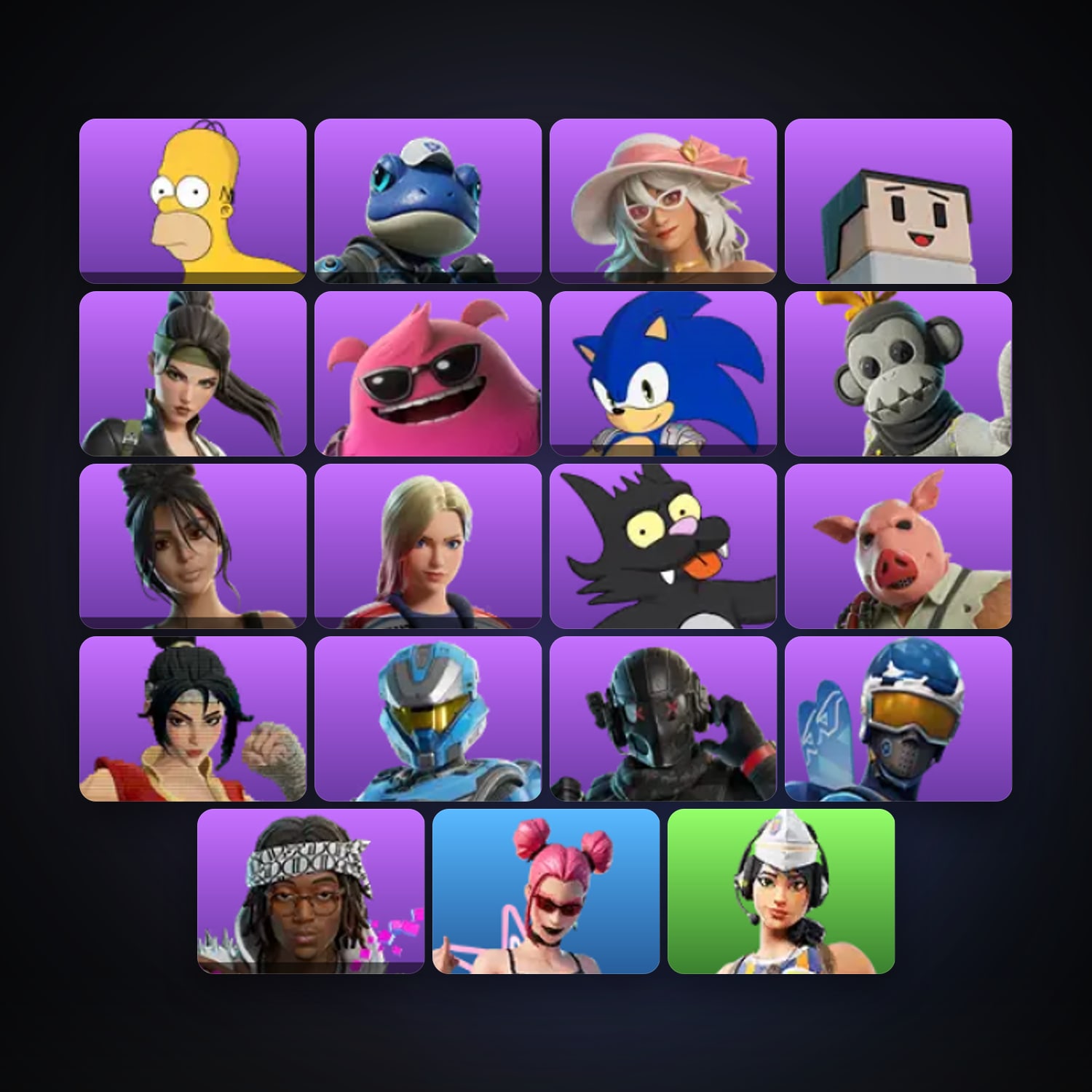 Fortnite | 19 Skins | 150 V-Bucks | Level 445 | 36 Wins — HabibiAccounts