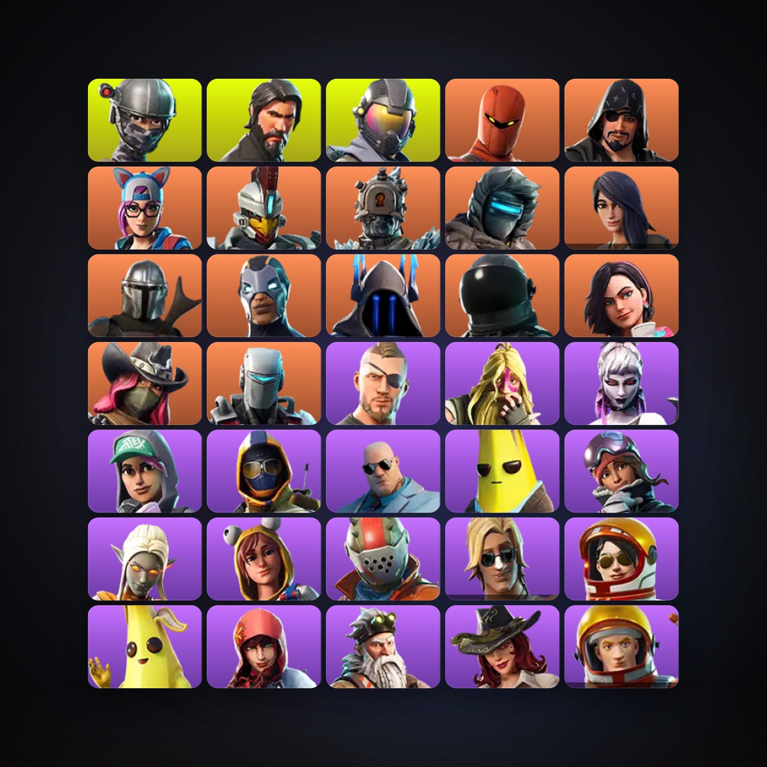 Fortnite | 40 Skins | 450 V-Bucks | Level 358 | 60 Wins — HabibiAccounts
