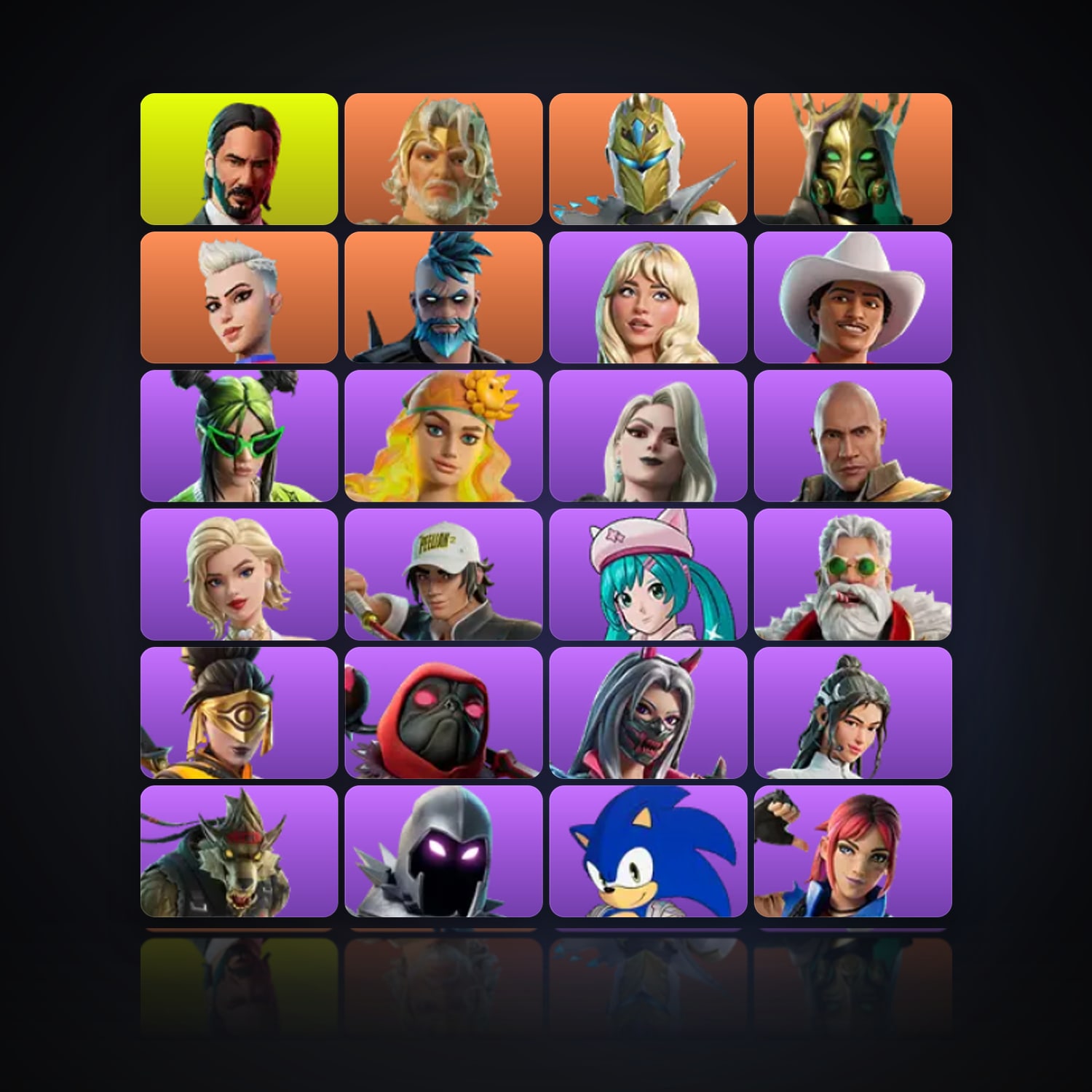 Fortnite | 202 Skins | 3.4K V-Bucks | Level 1859 | 363 Wins — HabibiAccounts