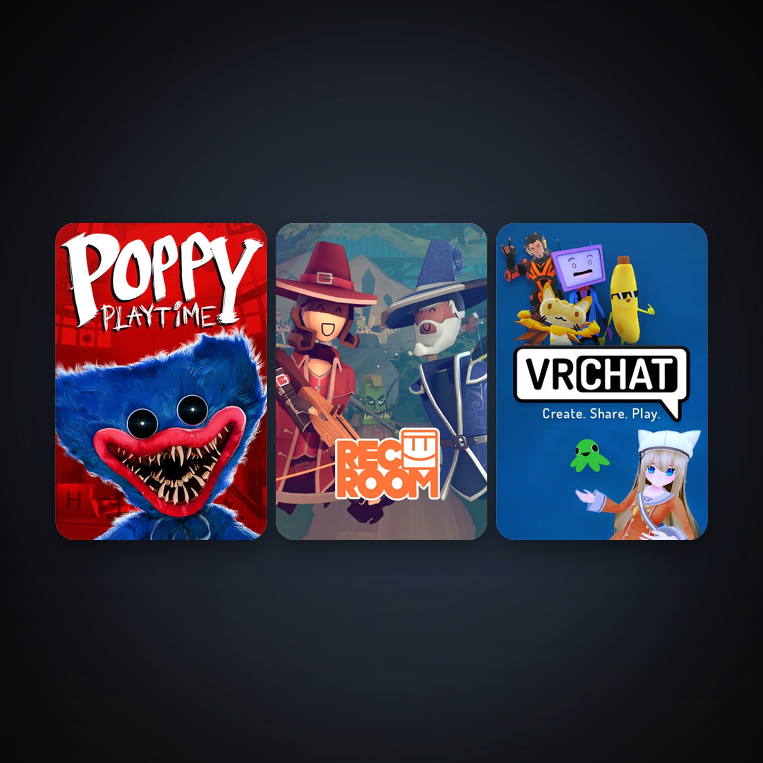 VRChat + Rec Room, 7 games, clean — HabibiAccounts