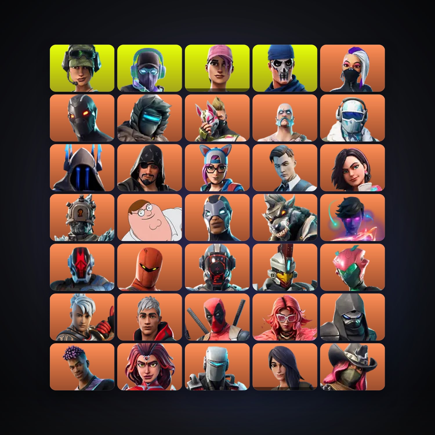 Fortnite | 185 Skins | 3.9K V-Bucks | Level 1567 | 140 Wins — HabibiAccounts