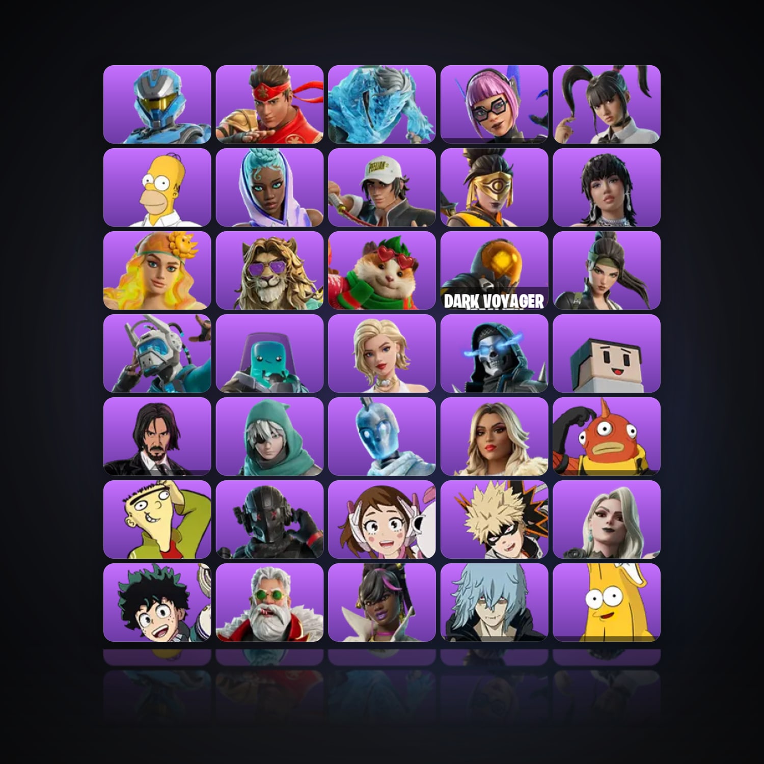 Fortnite | 60 Skins | 300 V-Bucks | Level 924 | 119 Wins — HabibiAccounts