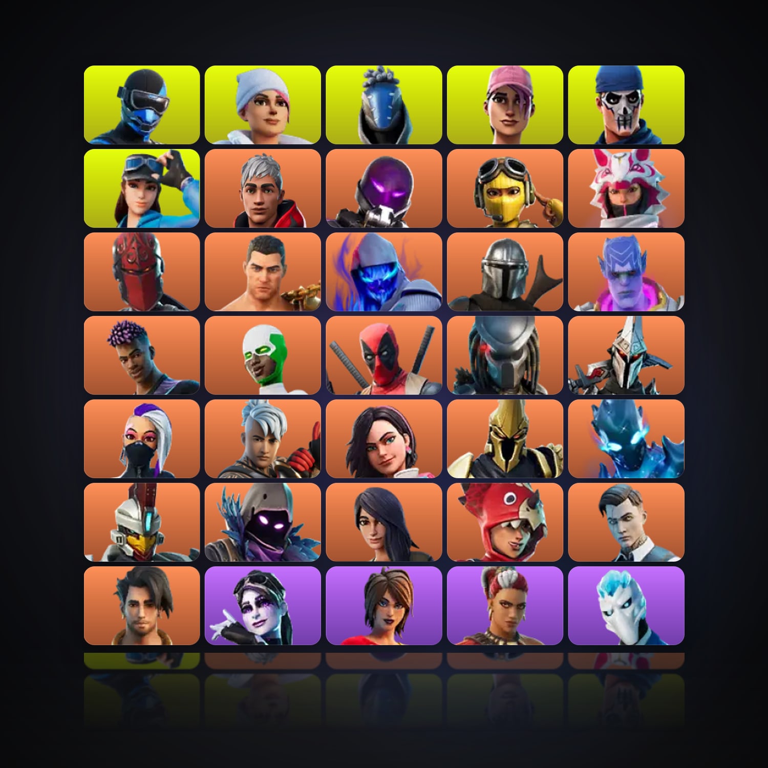 Fortnite | 153 Skins | 400 V-Bucks | Level 2001 | 231 Wins — HabibiAccounts