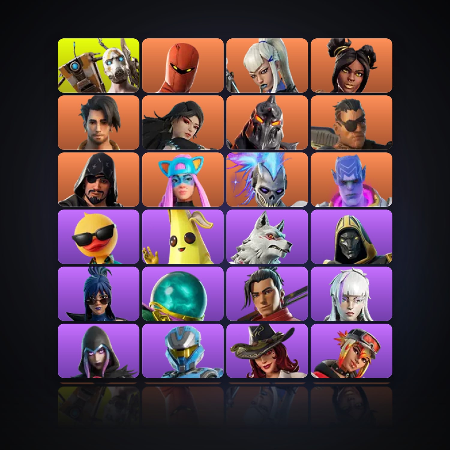 Fortnite | 99 Skins | 400 V-Bucks | Level 2104 | 122 Wins — HabibiAccounts