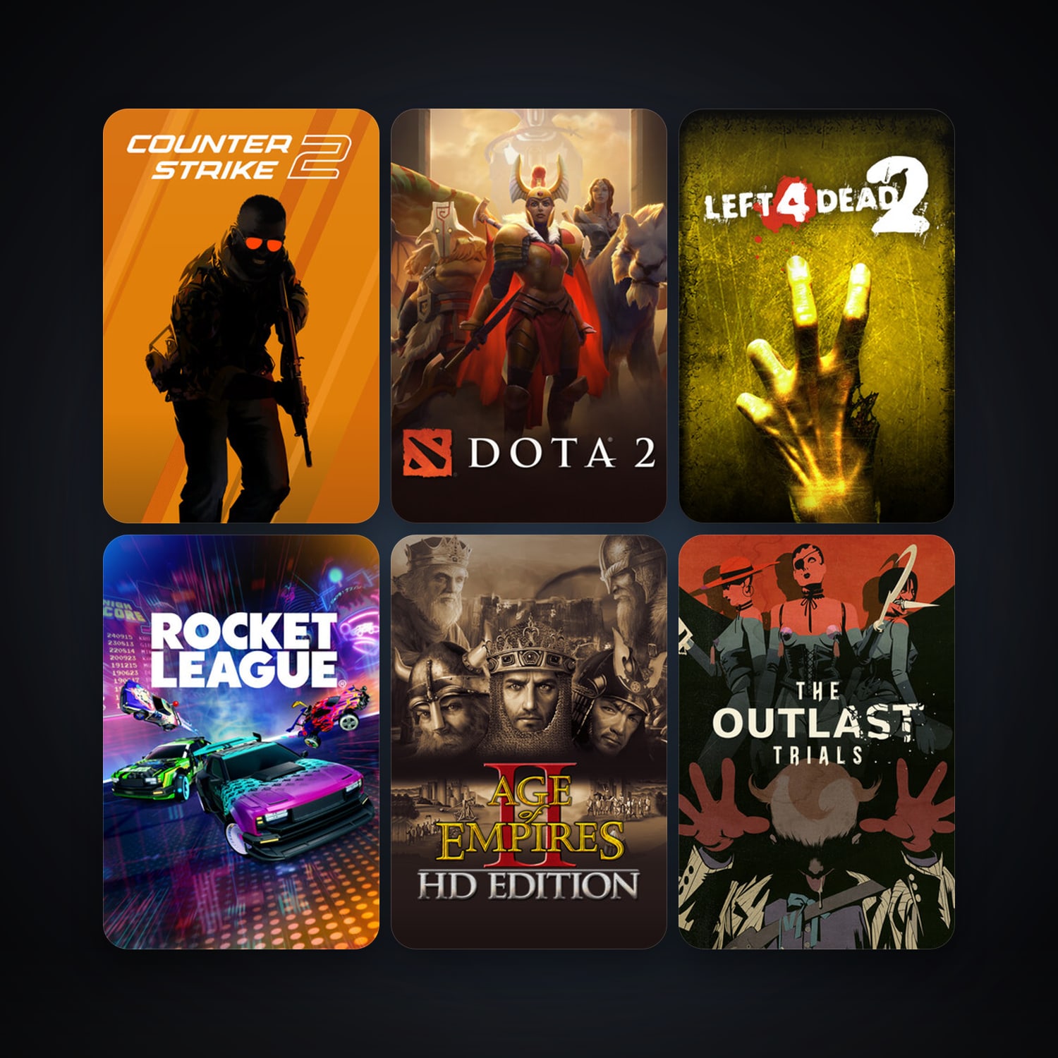 Left 4 Dead 2 + Dota 2, 14 games, clean — HabibiAccounts