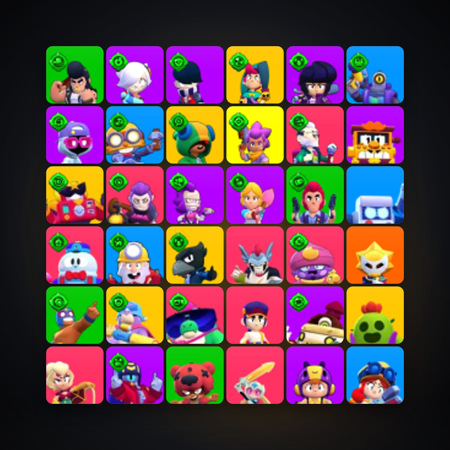 102 Brawlers | 56.5K Trophies — Supercell Account — HabibiAccounts