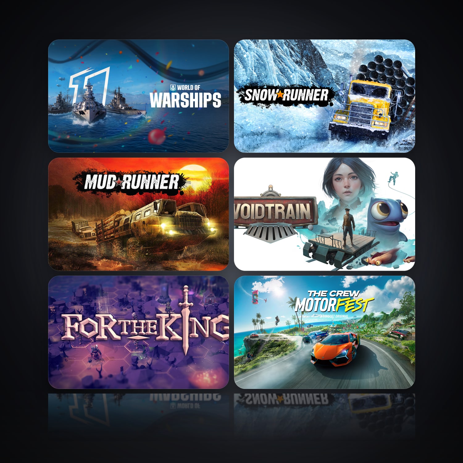 World of Warships & SnowRunner | 497 لعبة — HabibiAccounts