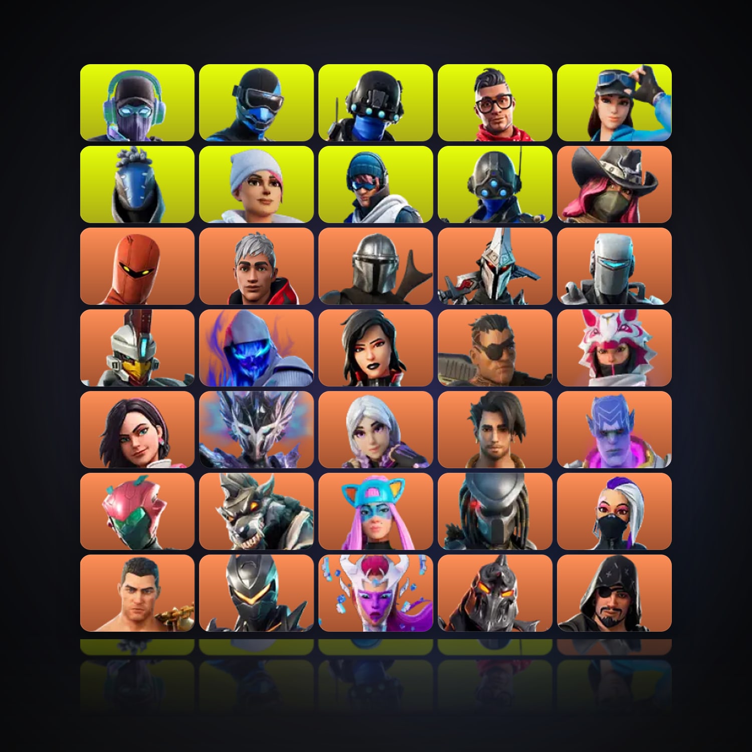 Fortnite | 185 Skins | Level 2019 | 80 Wins — HabibiAccounts