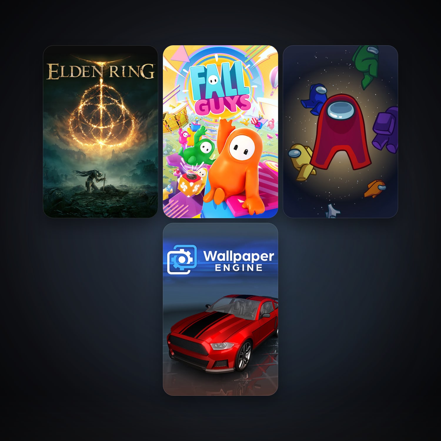 Wallpaper Engine + Overcooked! 2, 6 games, clean — HabibiAccounts