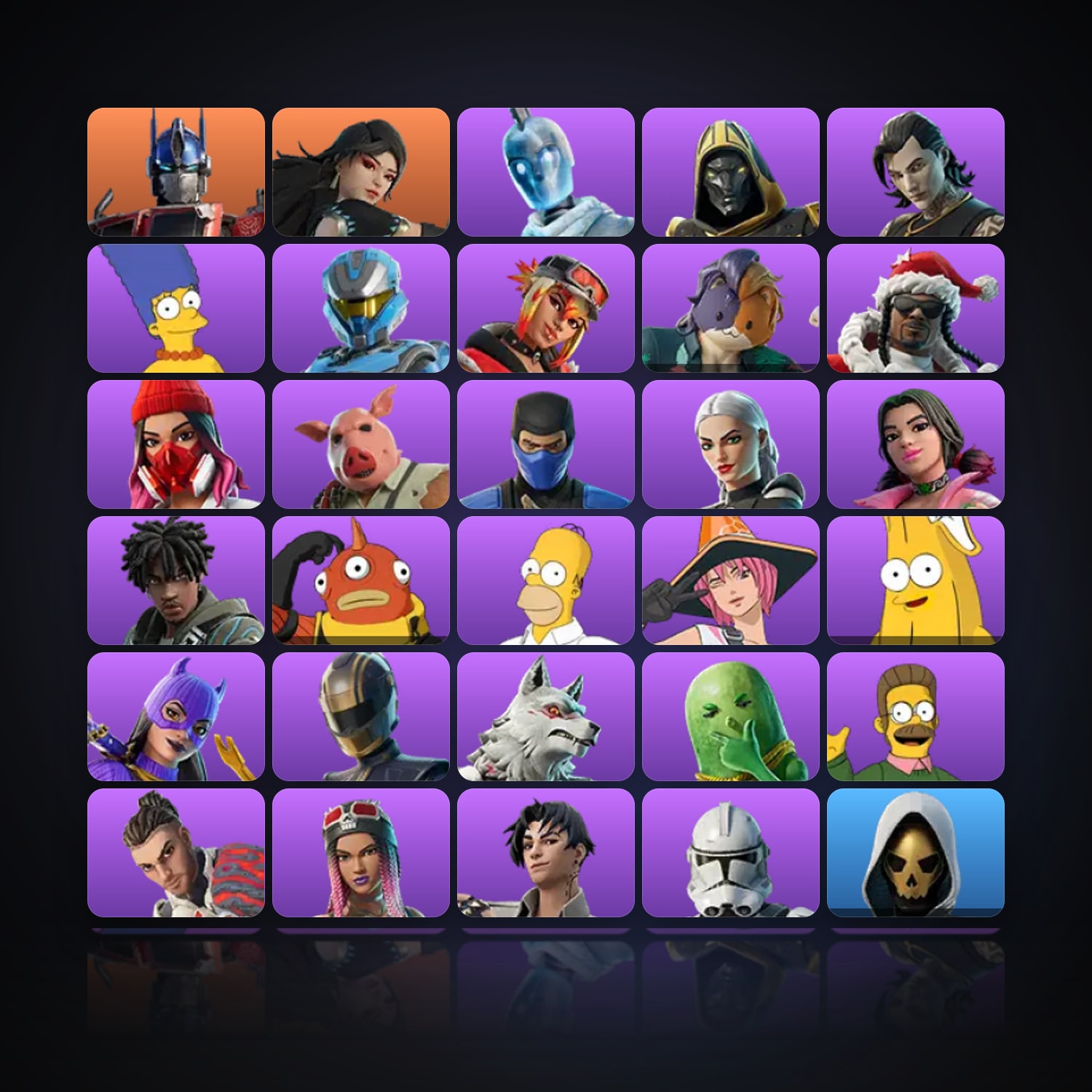 Fortnite | 34 Skins | 1.1K V-Bucks | Level 1512 | 120 Wins — HabibiAccounts