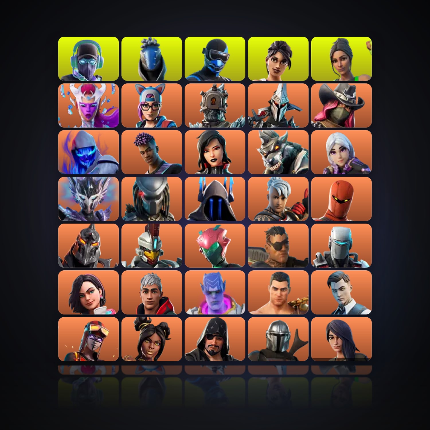 Fortnite | 181 Skins | 250 V-Bucks | Level 2363 | 472 Wins — HabibiAccounts