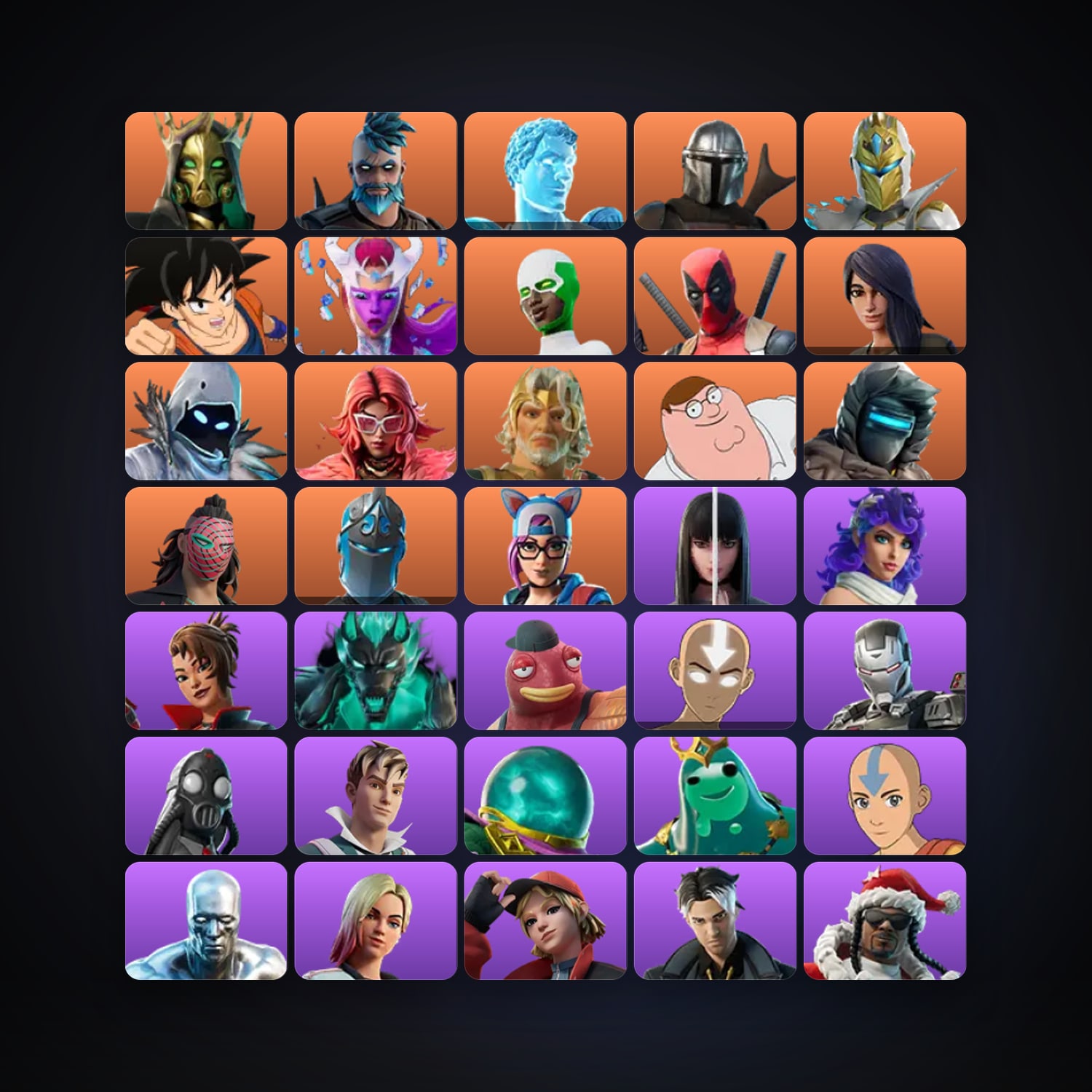 Fortnite | 118 Skins | 1.1K V-Bucks | Level 2667 | 129 Wins — HabibiAccounts