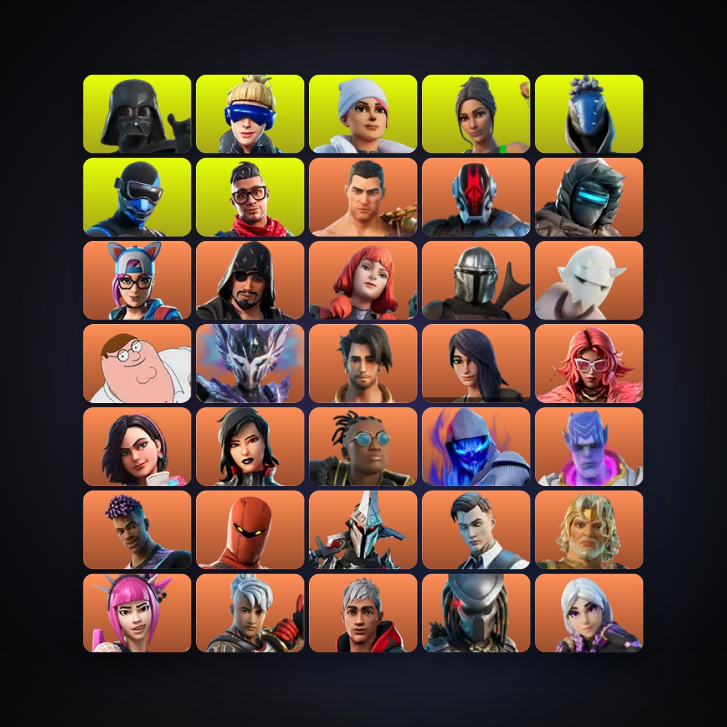 Fortnite | 182 Skins | 750 V-Bucks | Level 3301 | 317 Wins — HabibiAccounts