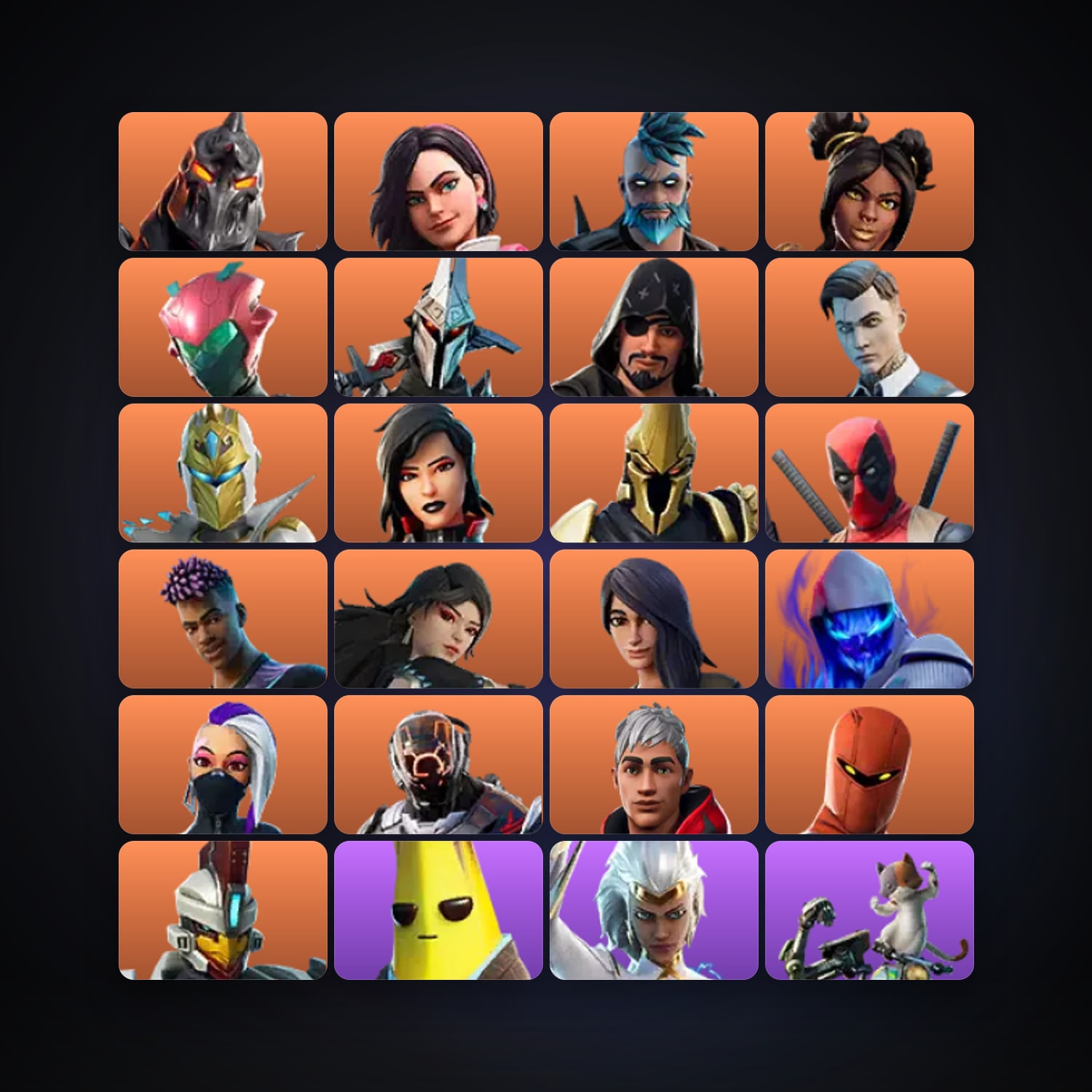 Fortnite | 112 Skins | 50 V-Bucks | Level 1494 | 231 Wins — HabibiAccounts