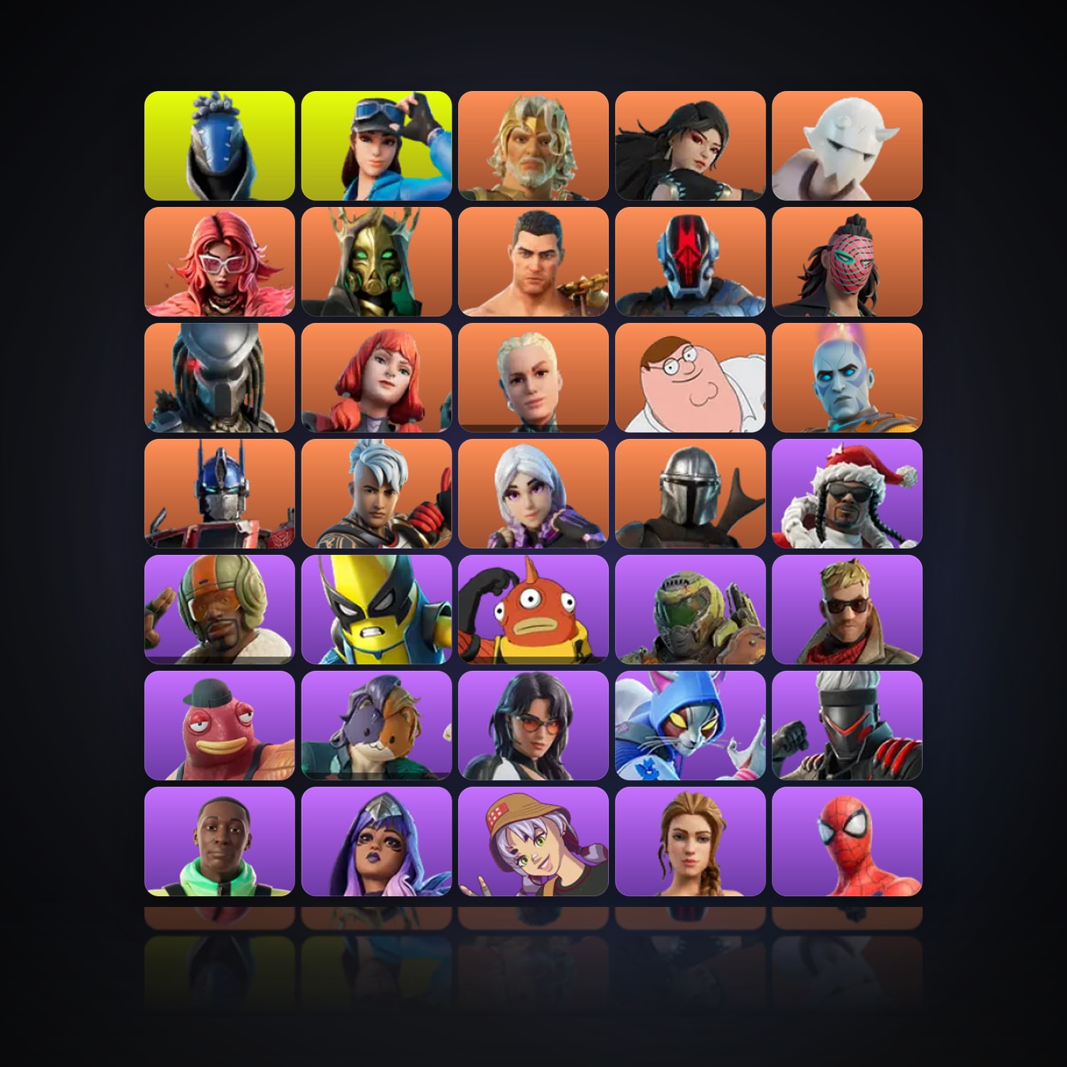 Fortnite | 166 Skins | 1.4K V-Bucks | Level 3503 | 818 Wins — HabibiAccounts