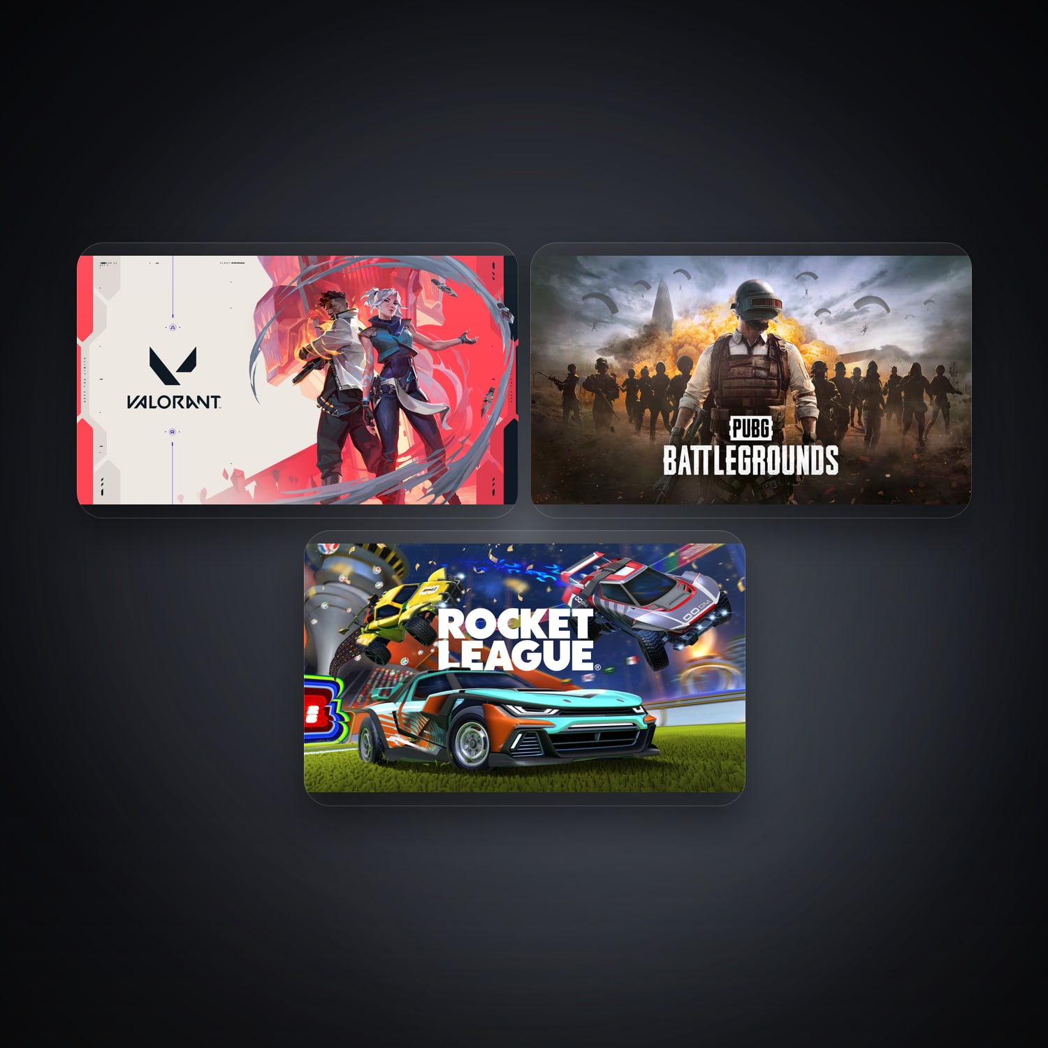 VALORANT & PUBG: BATTLEGROUNDS | 3 Games — HabibiAccounts