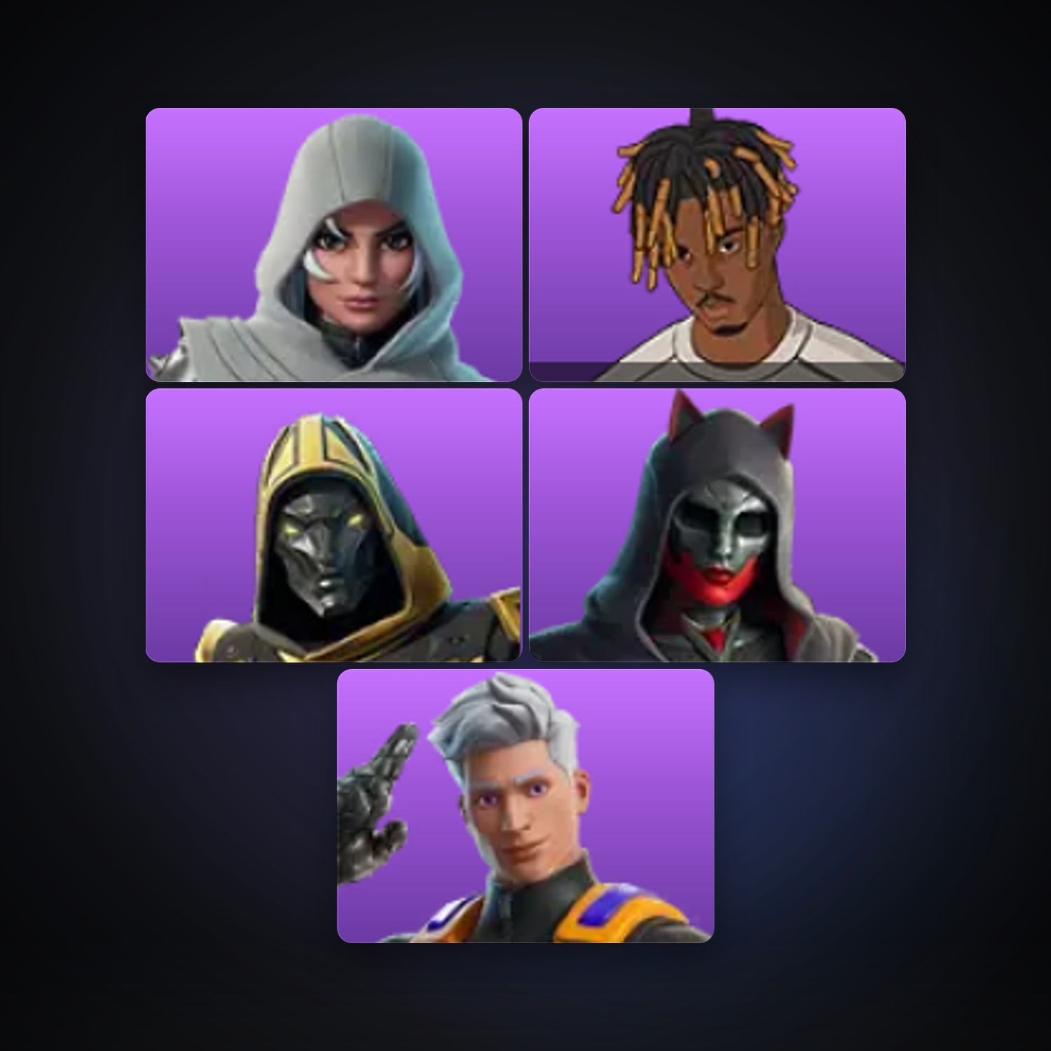 Fortnite | 5 Skins | 1.3K V-Bucks | Level 976 | 78 Wins — HabibiAccounts