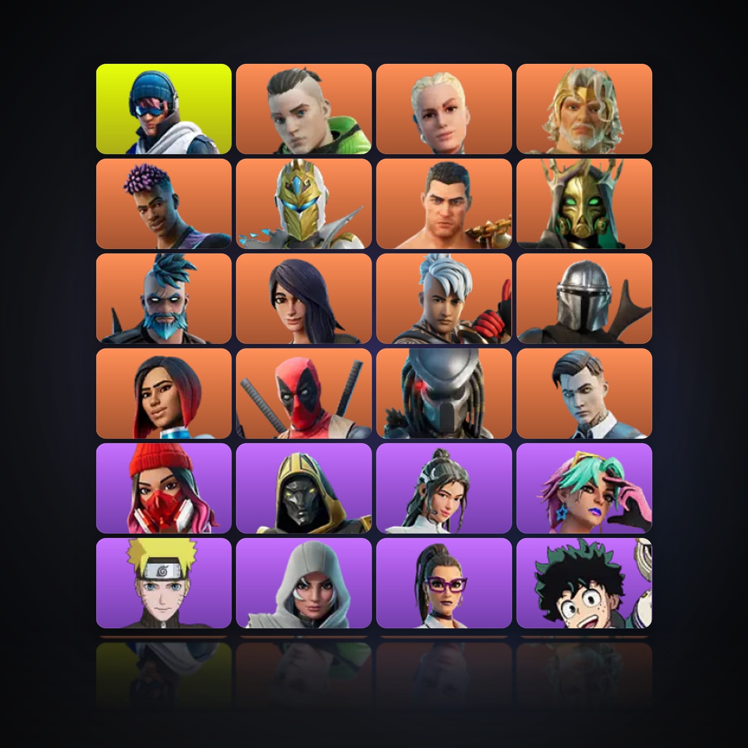 Fortnite | 129 Skins | 1.1K V-Bucks | Level 3524 | 481 Wins — HabibiAccounts