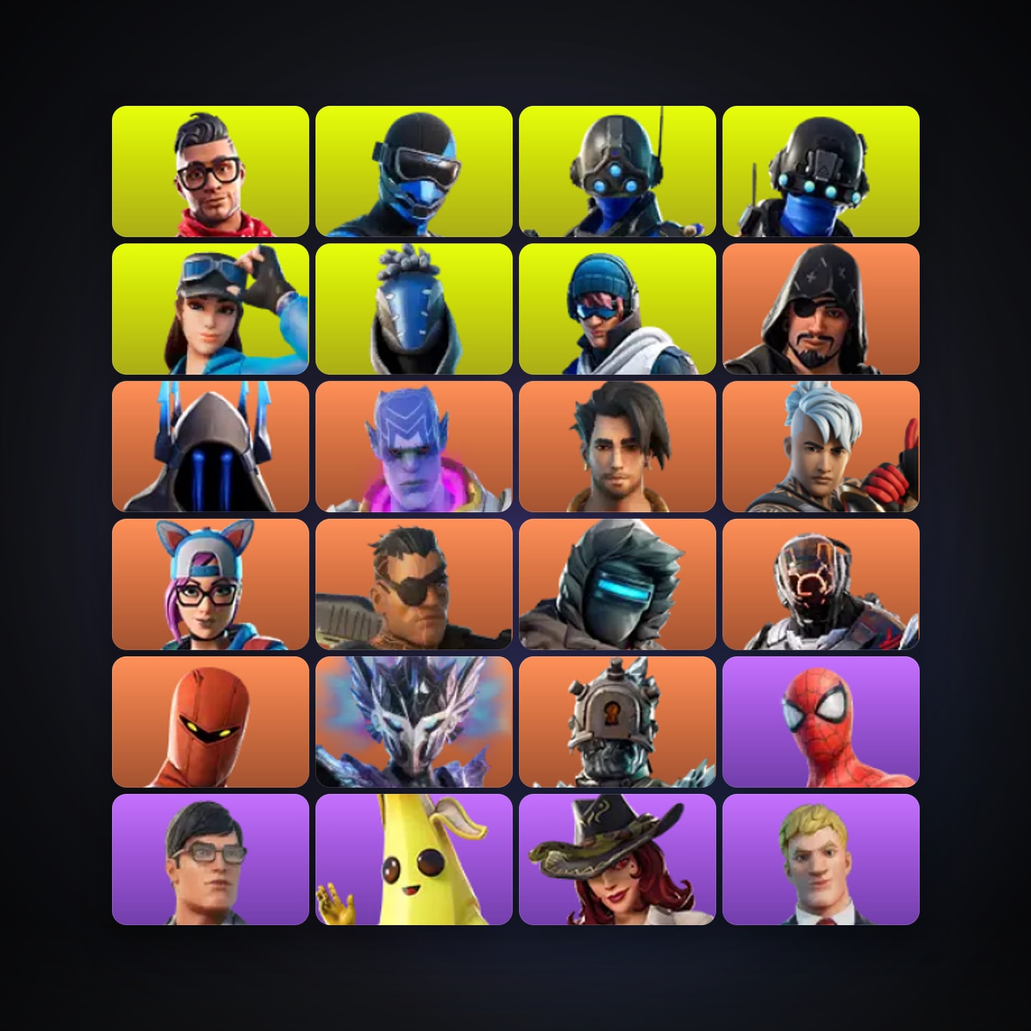 Fortnite | 72 Skins | Level 1735 | 269 Wins — HabibiAccounts