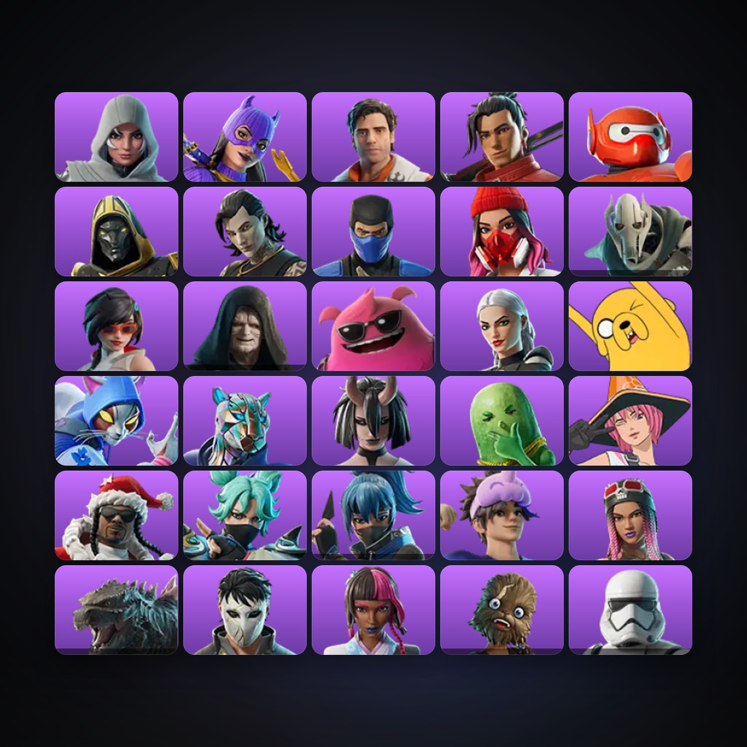 Fortnite | 34 Skins | 200 V-Bucks | Level 1471 | 267 Wins — HabibiAccounts