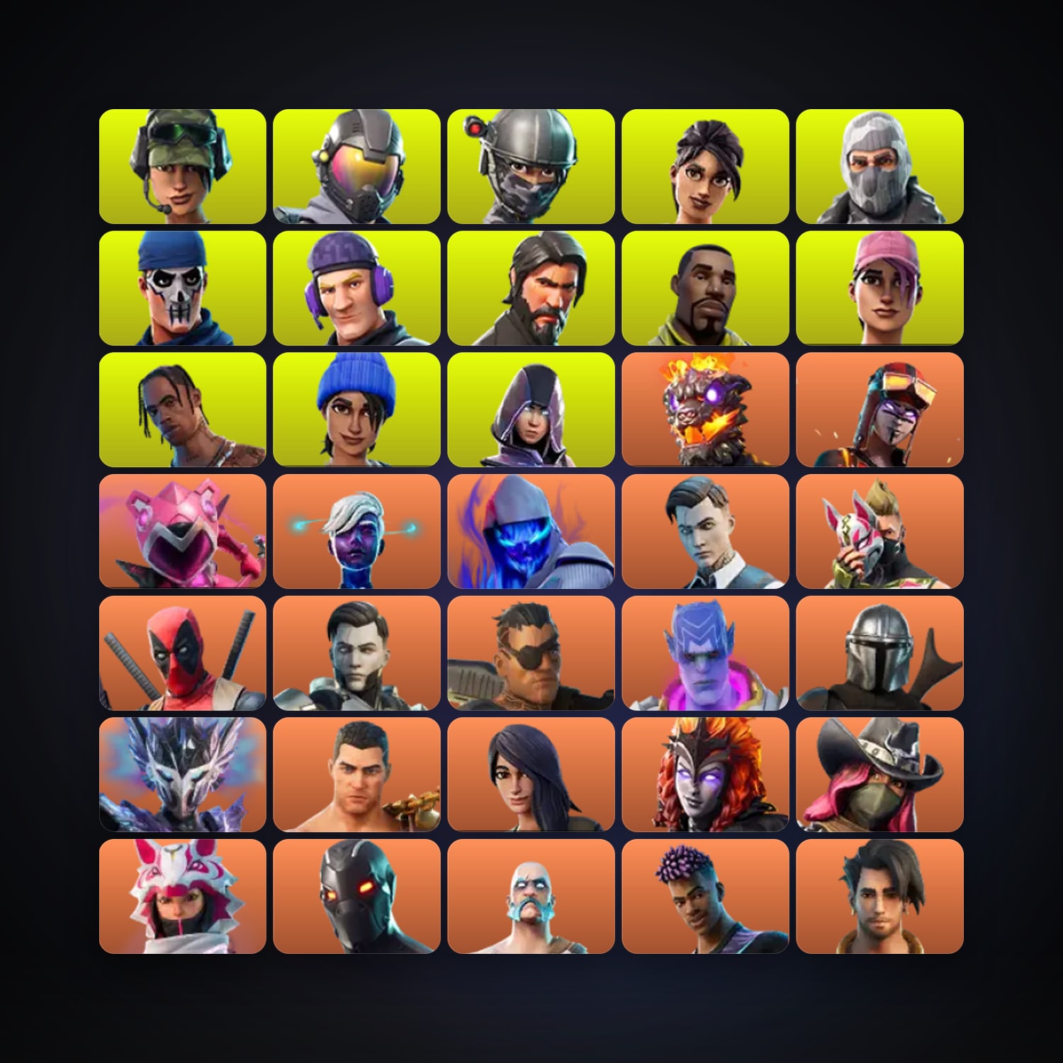 Fortnite | 180 Skins | 200 V-Bucks | Level 3128 | 996 Wins — HabibiAccounts