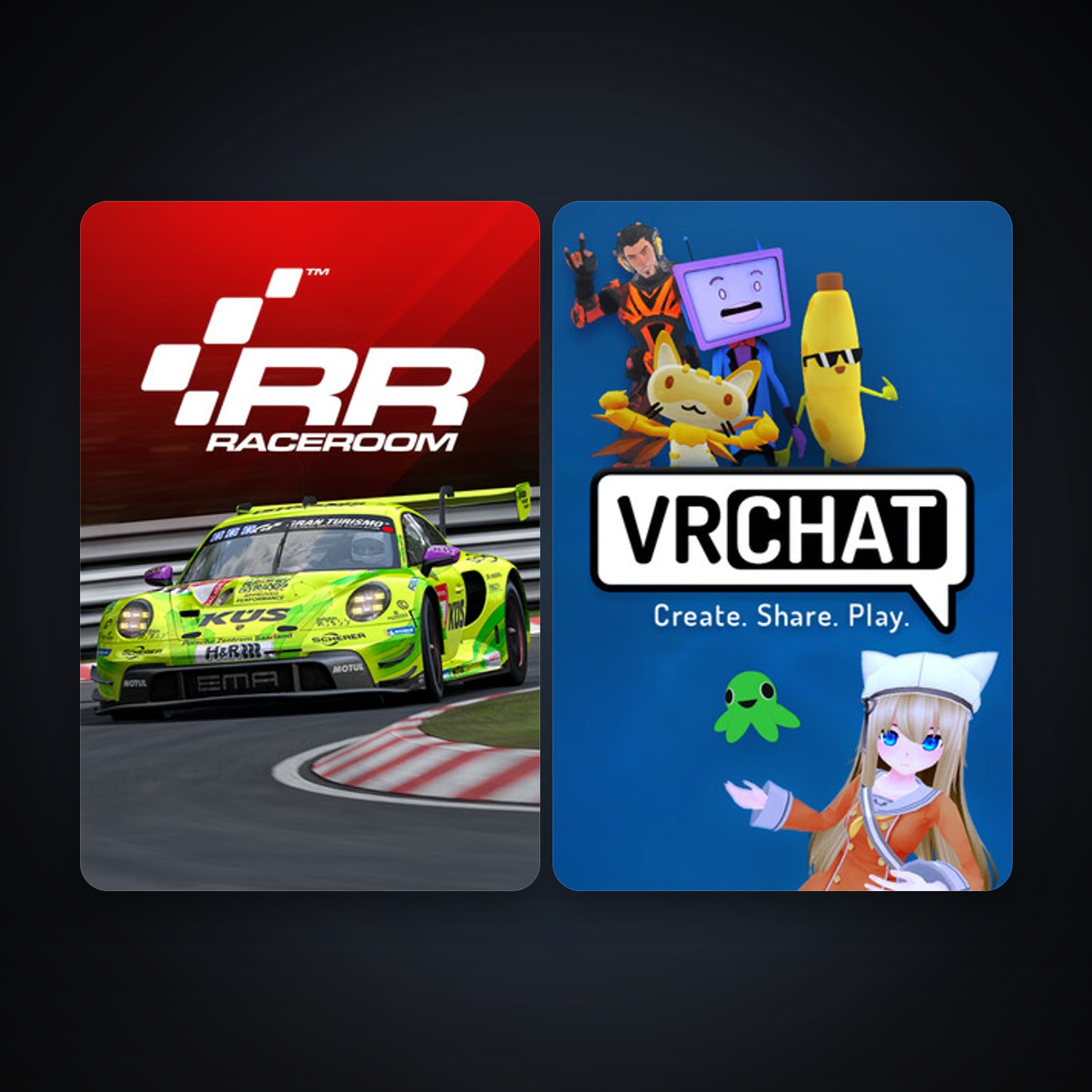 RaceRoom Racing Experience & VRChat — HabibiAccounts