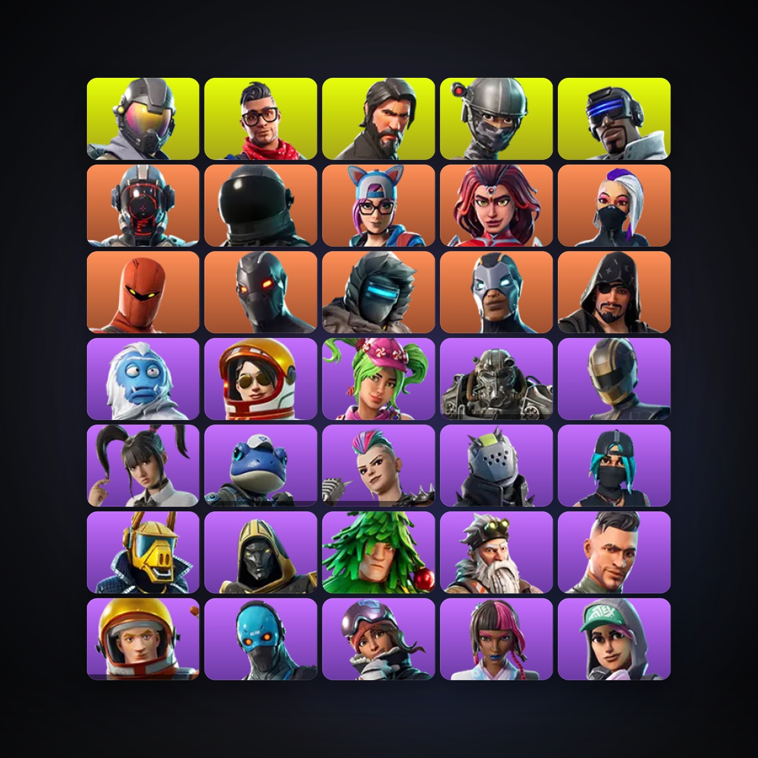 Fortnite | 60 Skins | Level 3132 | 176 Wins — HabibiAccounts