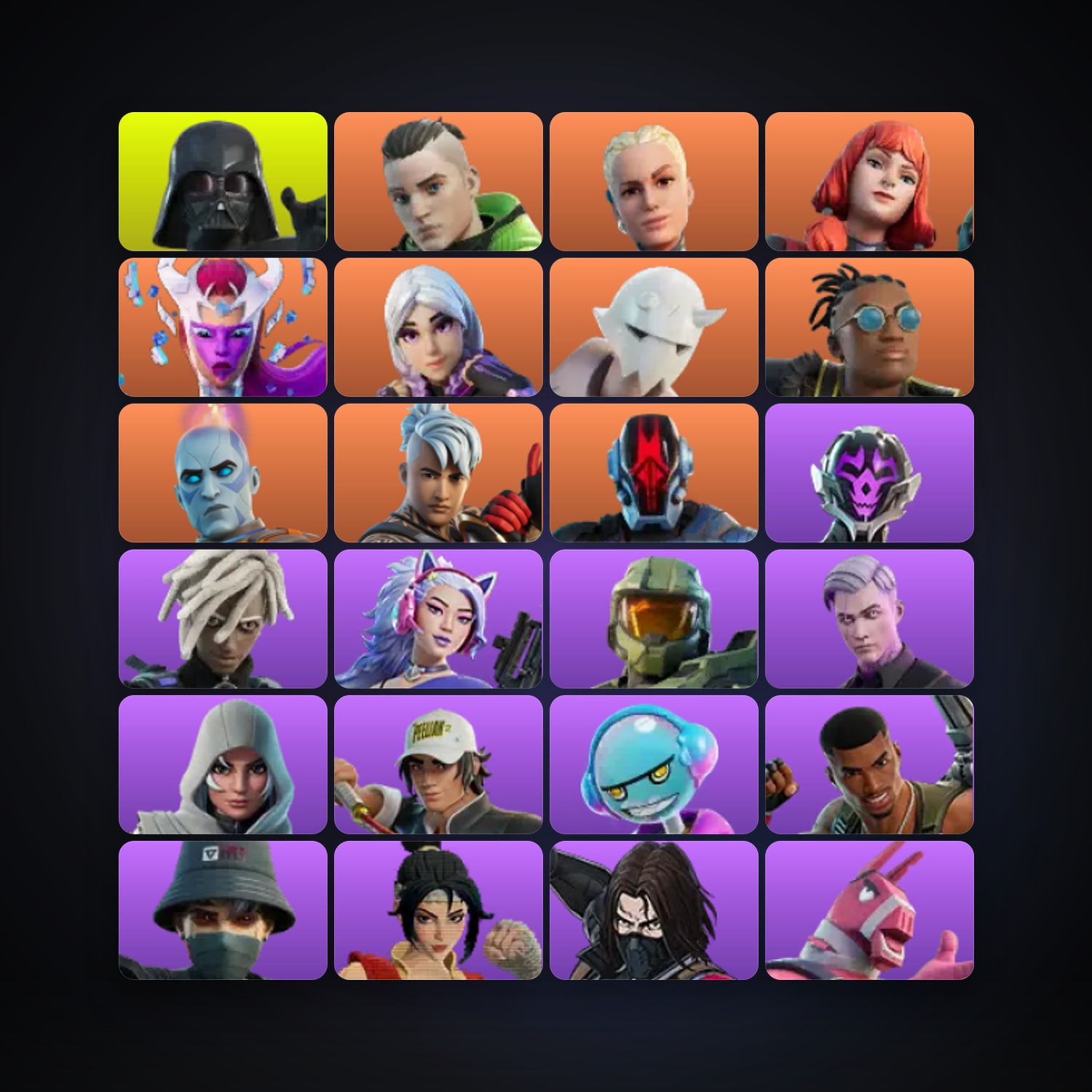 Fortnite locker — 111 skins — 1.8K V-Bucks — lvl 2501 — HabibiAccounts