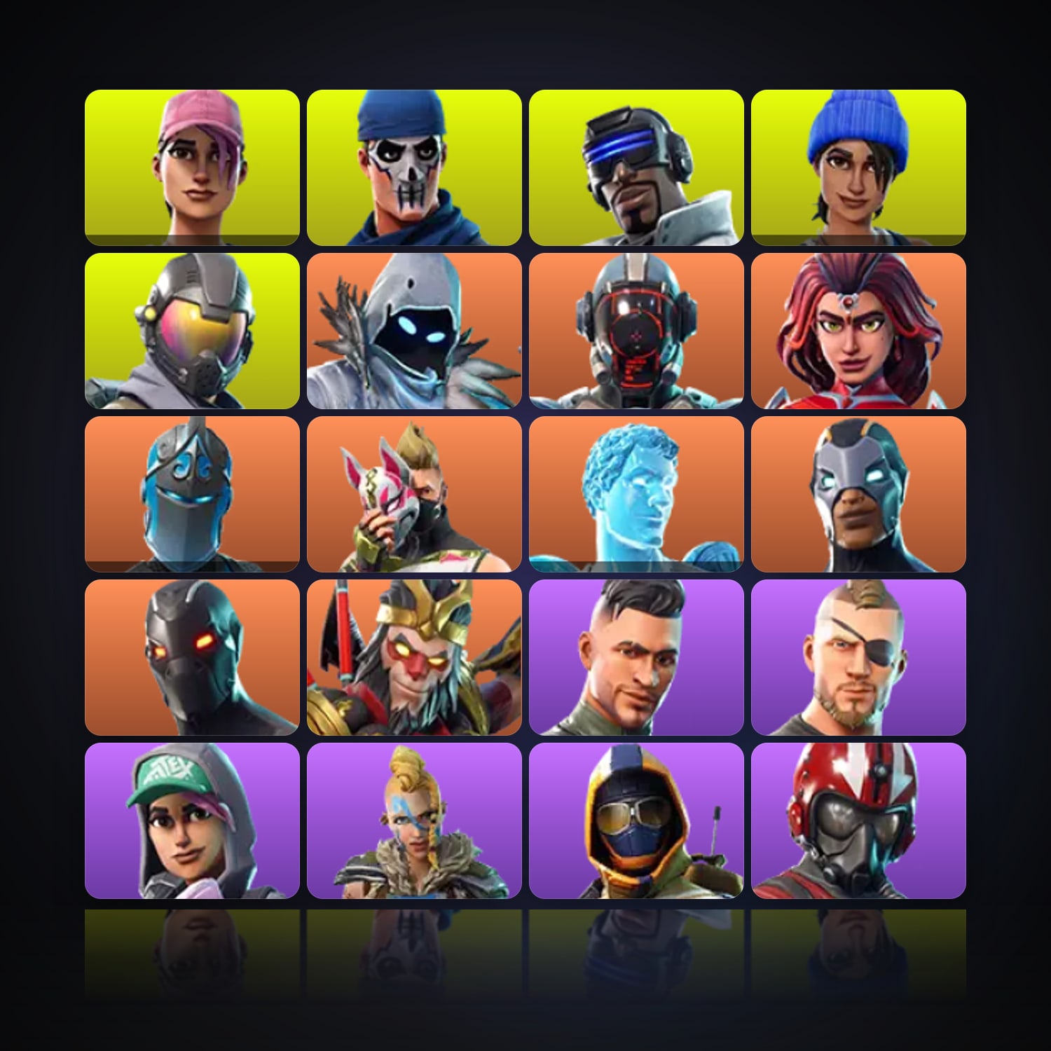 Fortnite | 23 Skins | 1.1K V-Bucks | Level 248 | 74 Wins — HabibiAccounts
