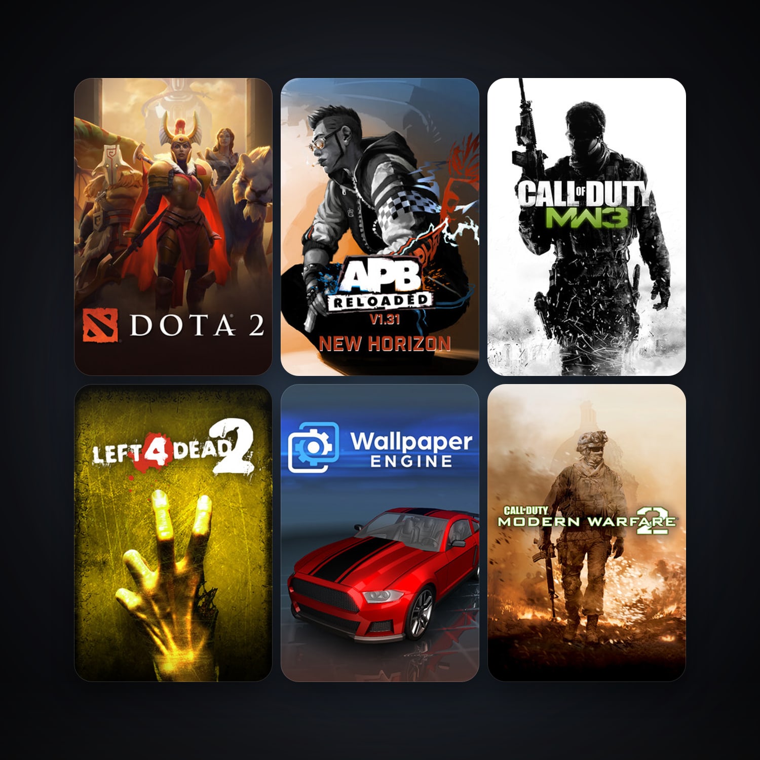 Left 4 Dead 2 + Dota 2, 9 games, clean — HabibiAccounts