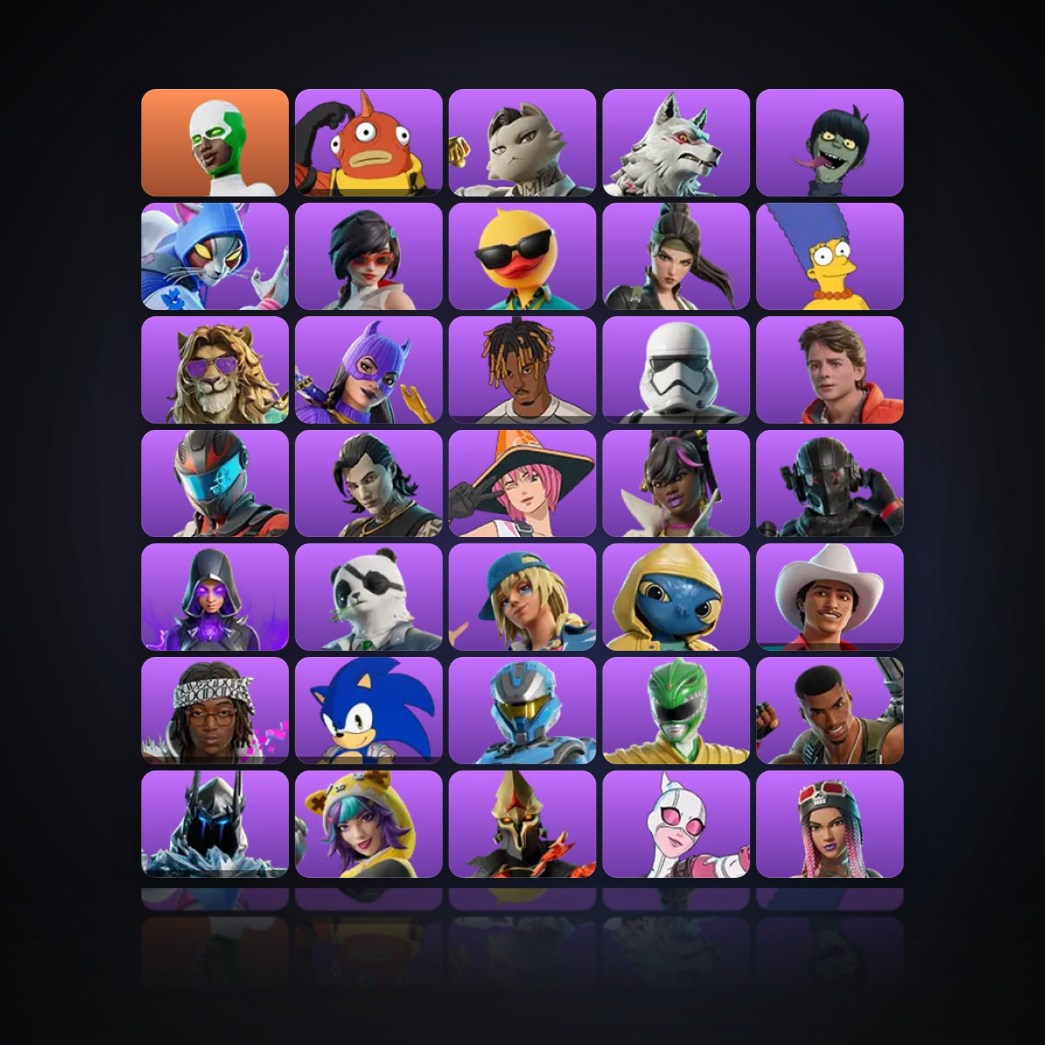 Fortnite | 105 Skins | 3.1K V-Bucks | Level 1039 | 58 Wins — HabibiAccounts