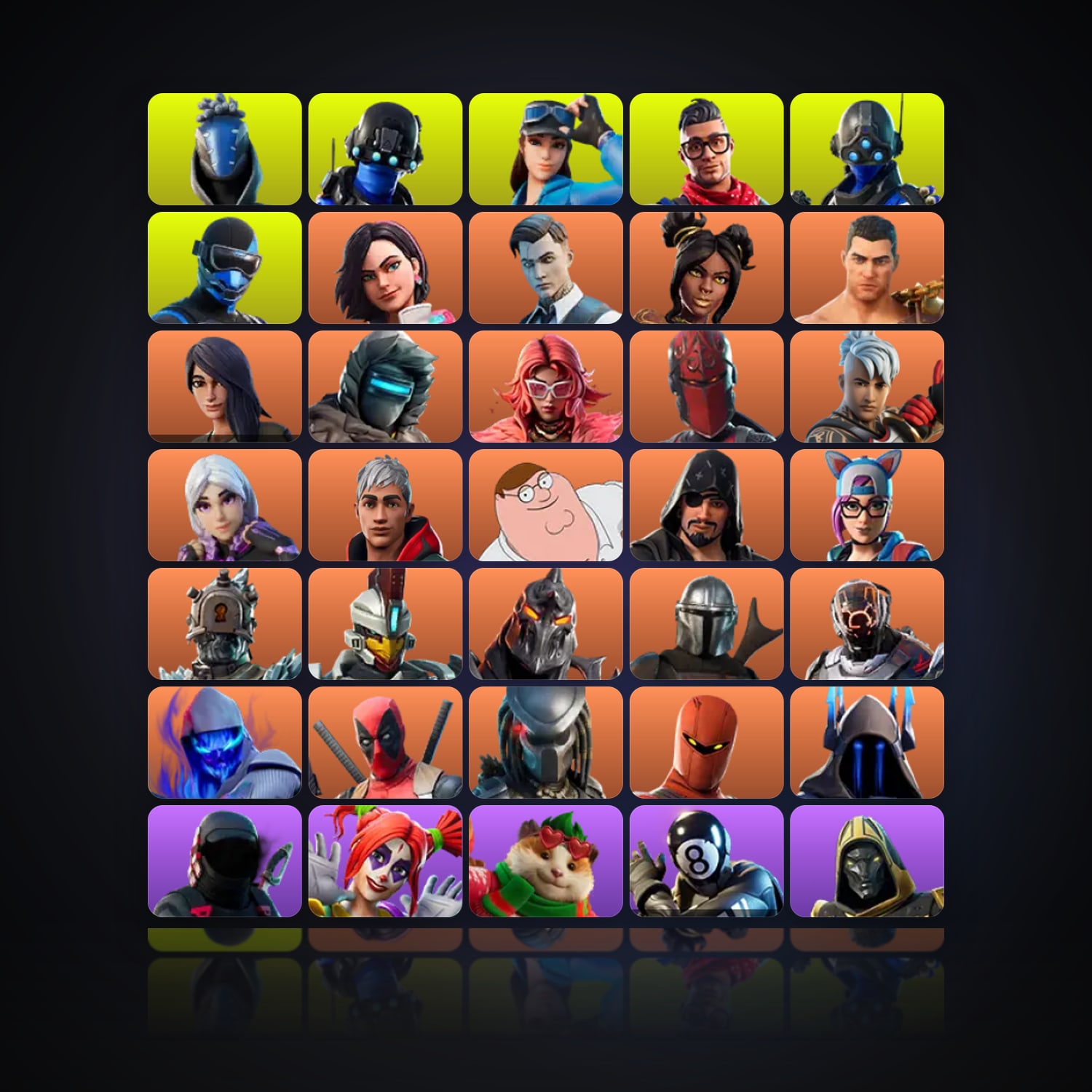 Fortnite | 156 Skins | 450 V-Bucks | Level 3013 | 471 Wins — HabibiAccounts