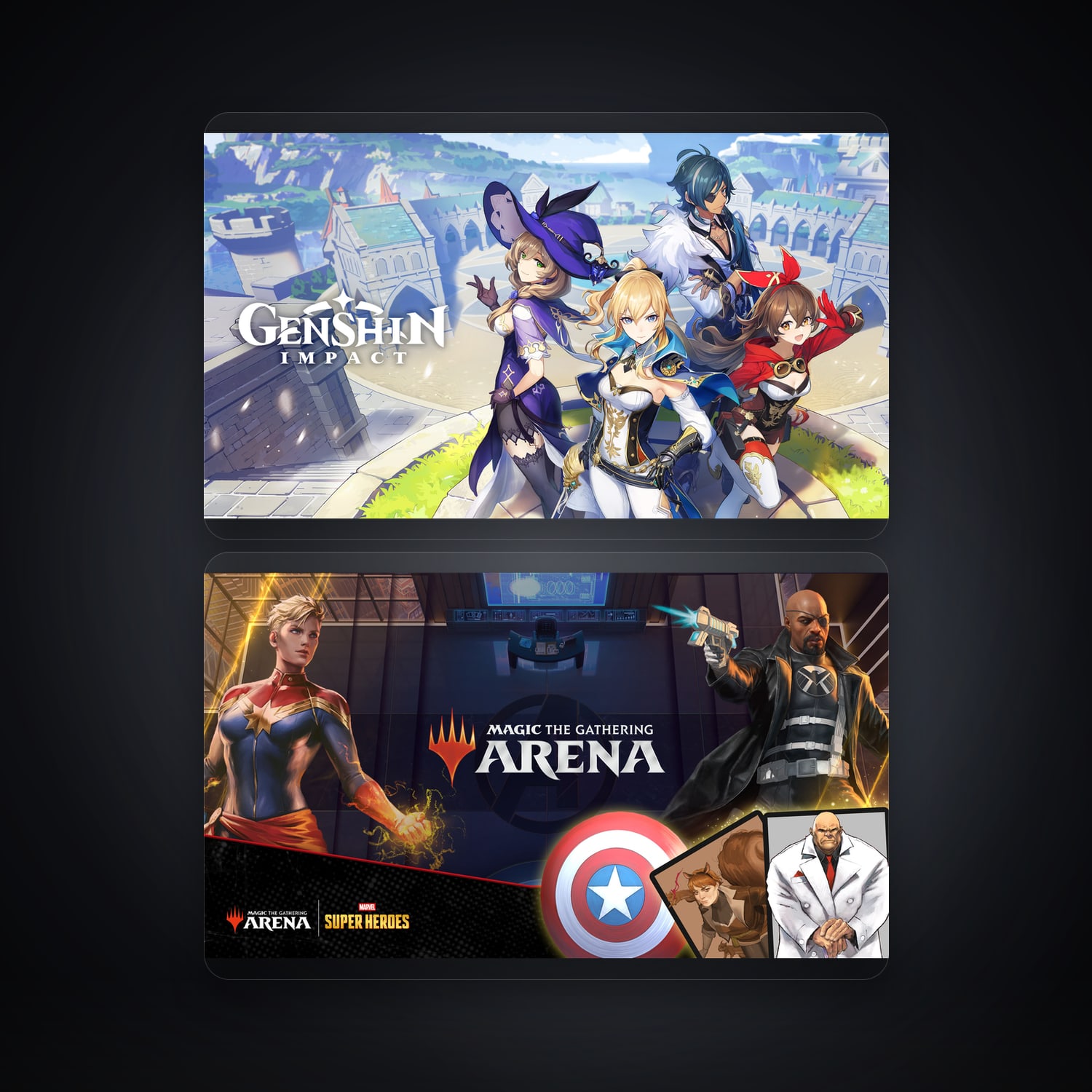 Genshin Impact & Magic The Gathering Arena | 2 Games — HabibiAccounts