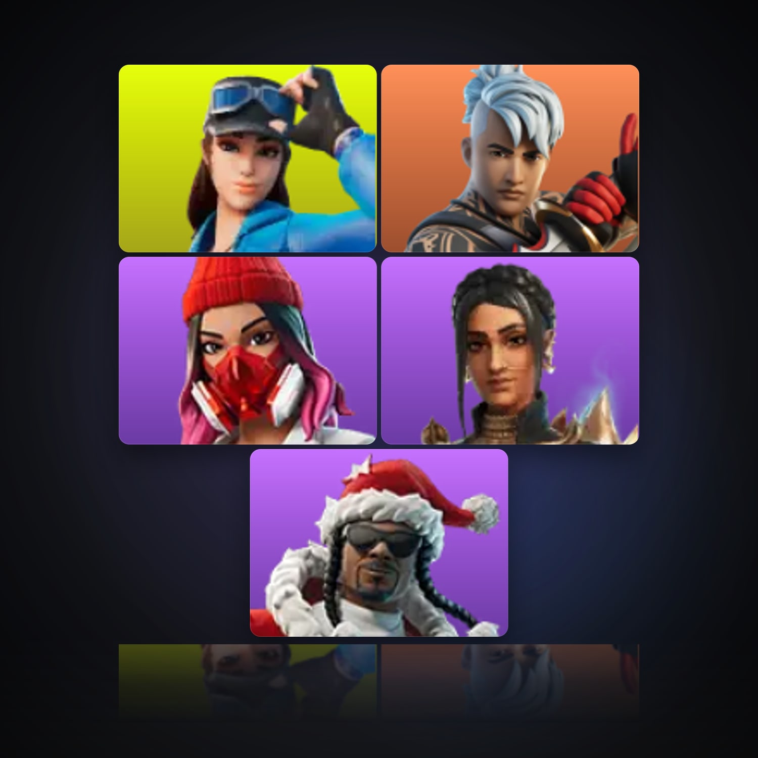 Fortnite | 5 Skins | 550 V-Bucks | Level 50 | 15 Wins — HabibiAccounts