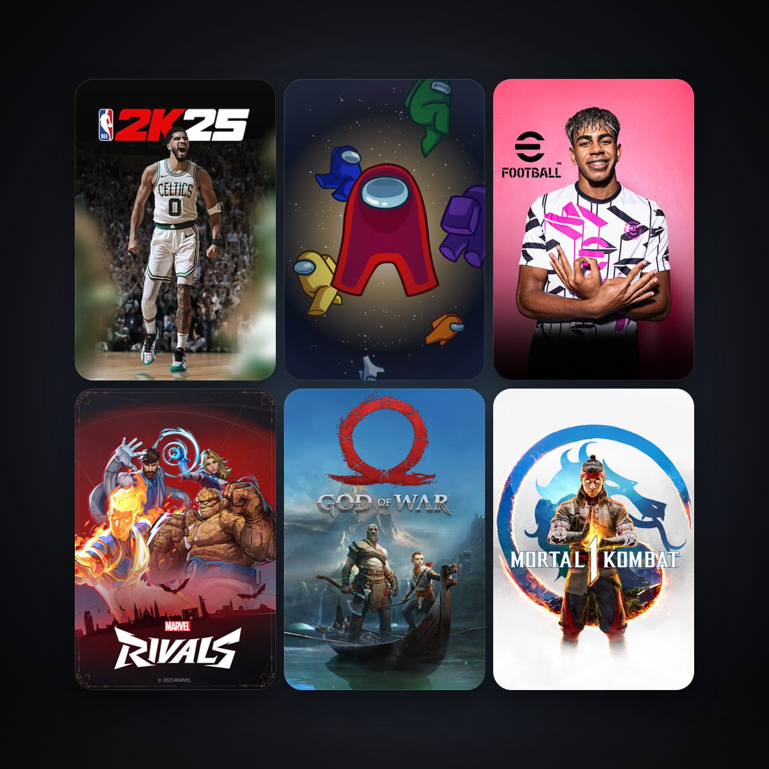 NBA 2K25 & Among Us | 19 Games | Clean — HabibiAccounts