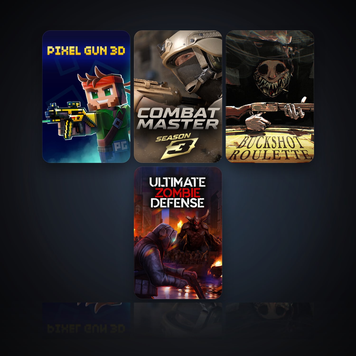 Pixel Gun 3D: PC Edition & Combat Master: Season 1 | Clean — HabibiAccounts