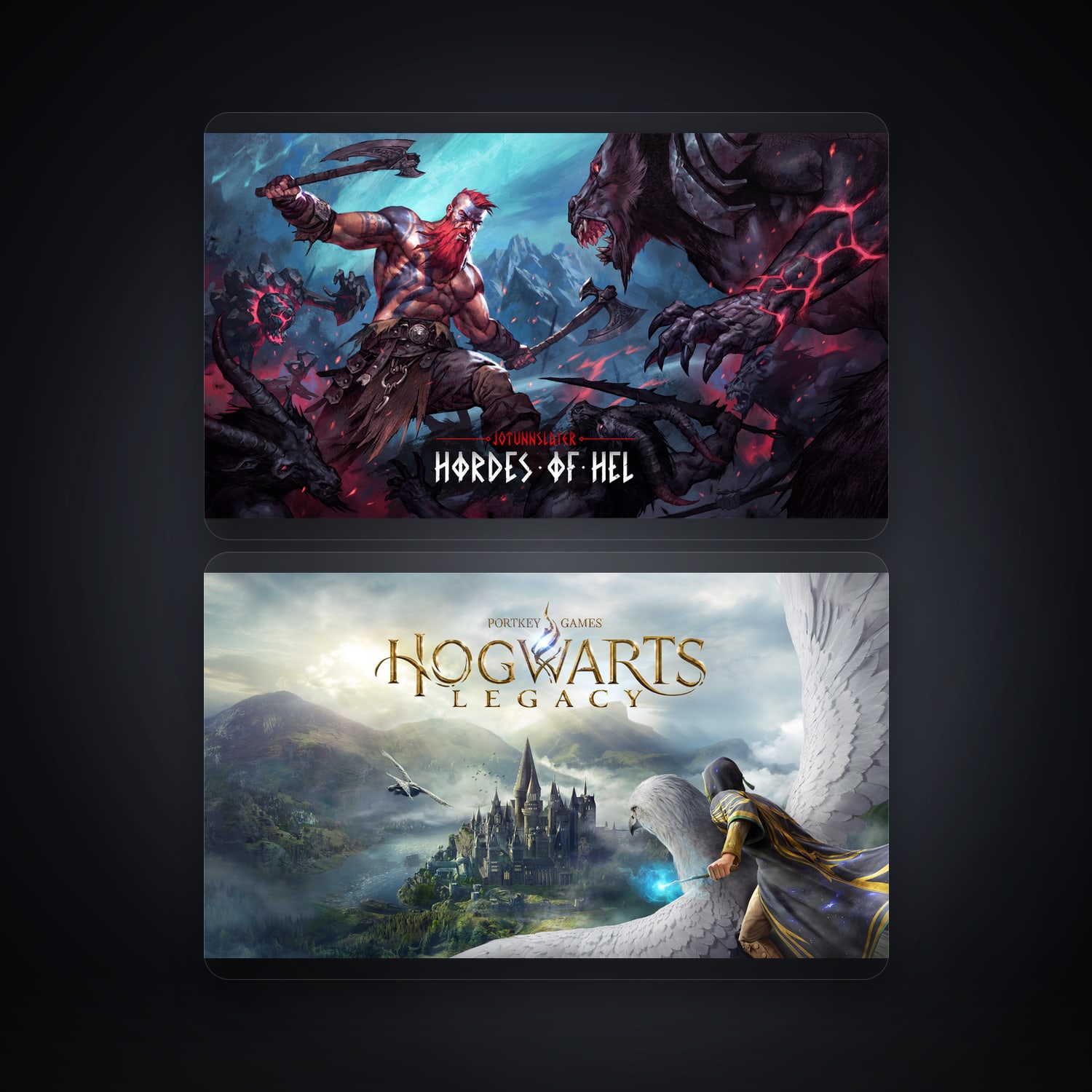 هالحساب إبك فيه Jotunnslayer: Hordes of Hel وHogwarts Legacy، BR — HabibiAccounts